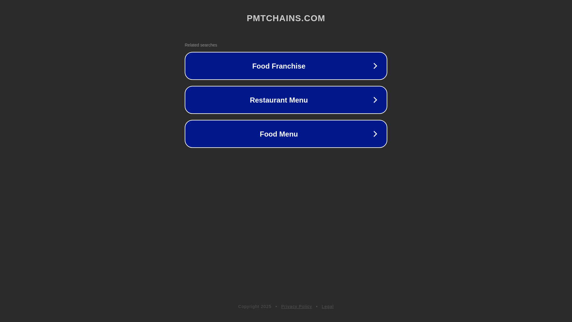 website screenshot of http://pmtchains.com/