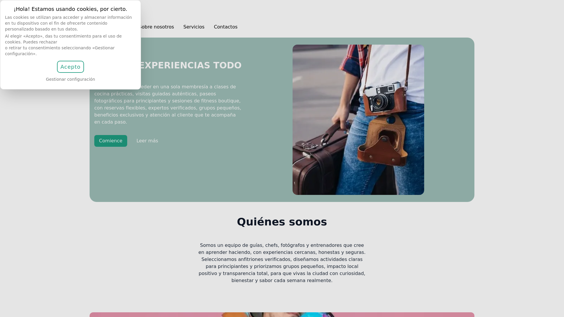 website screenshot of https://nilokirafari.digital/