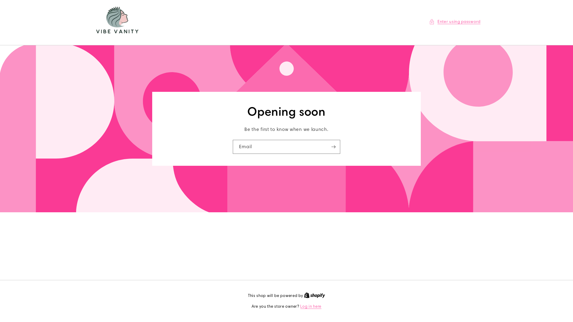 website screenshot of https://vibevanitys.com/