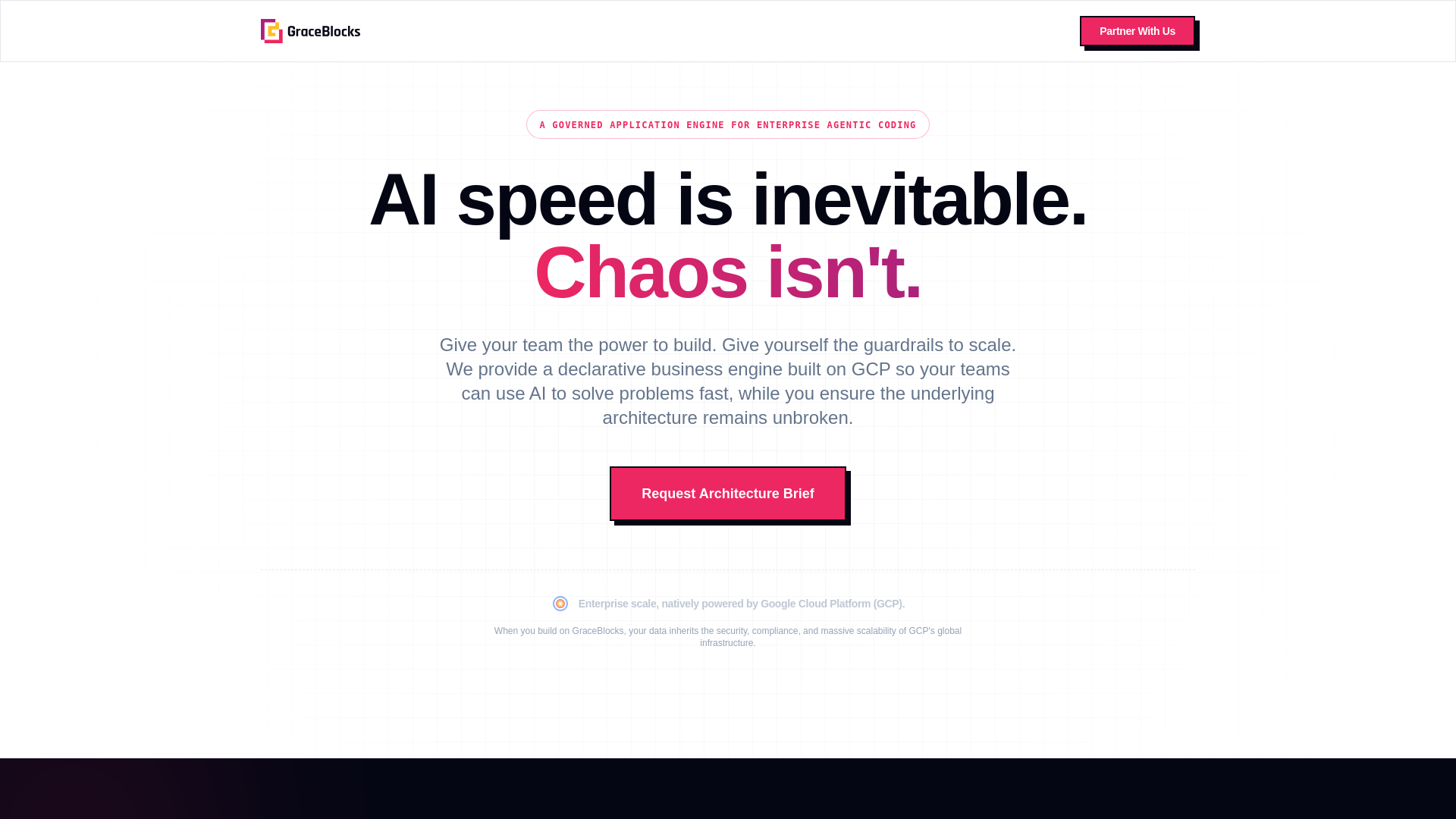 website screenshot of https://graceblocks.ai/