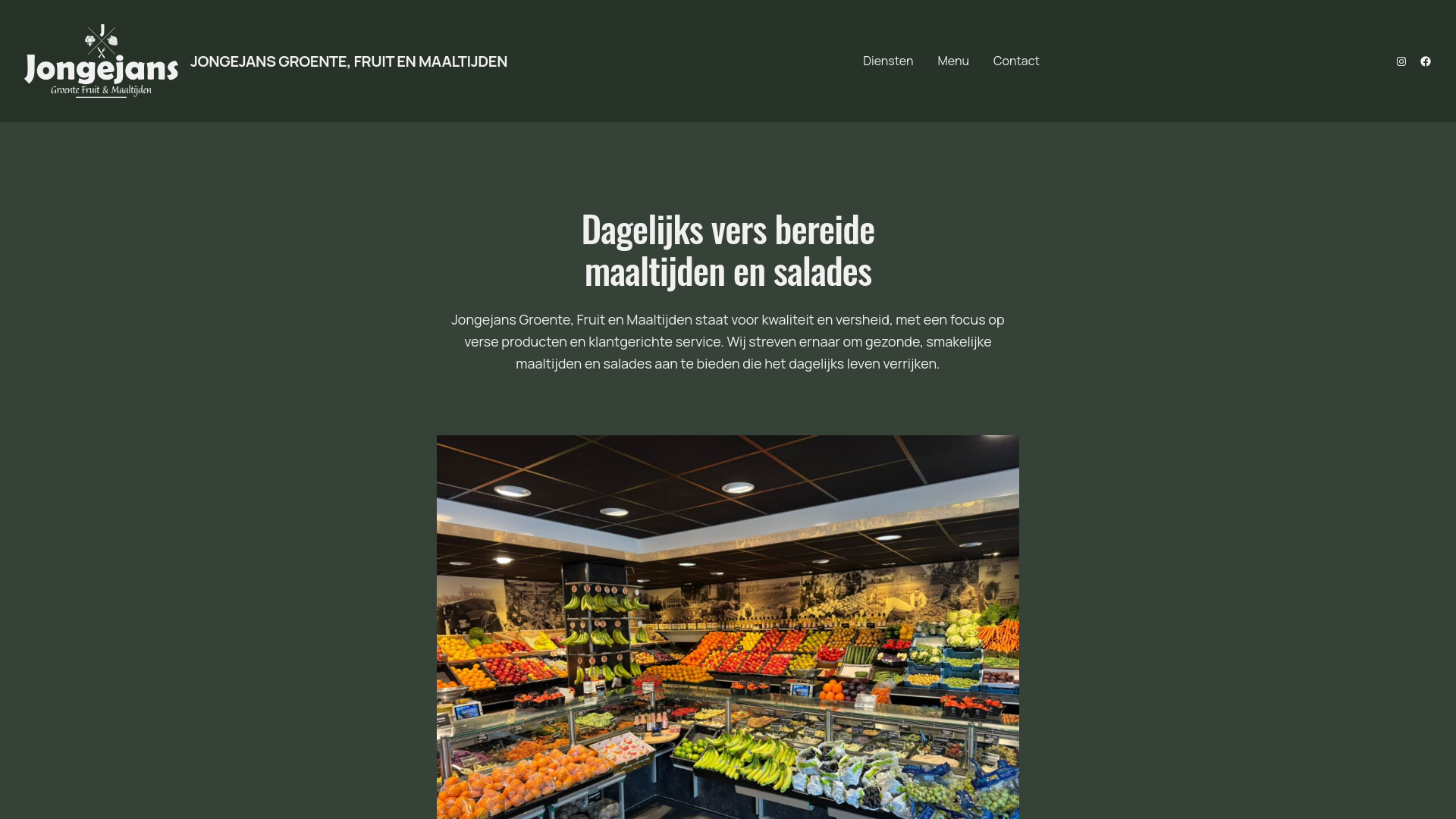 website screenshot of https://versvanjongejans.nl/