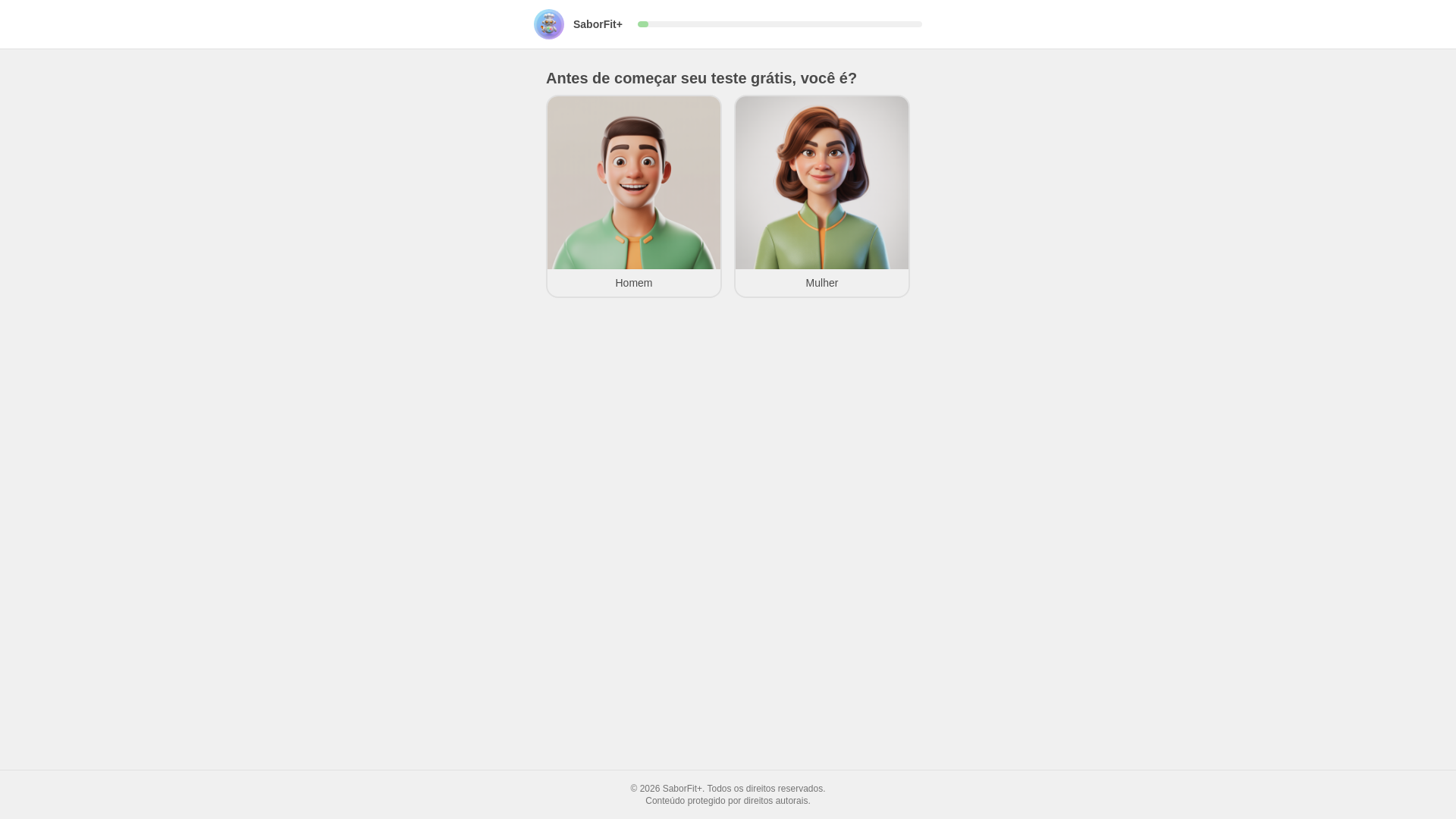 website screenshot of https://saborfitmais.com/