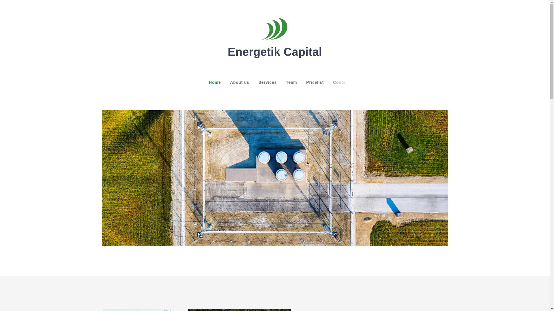website screenshot of https://energetikcapital.com/