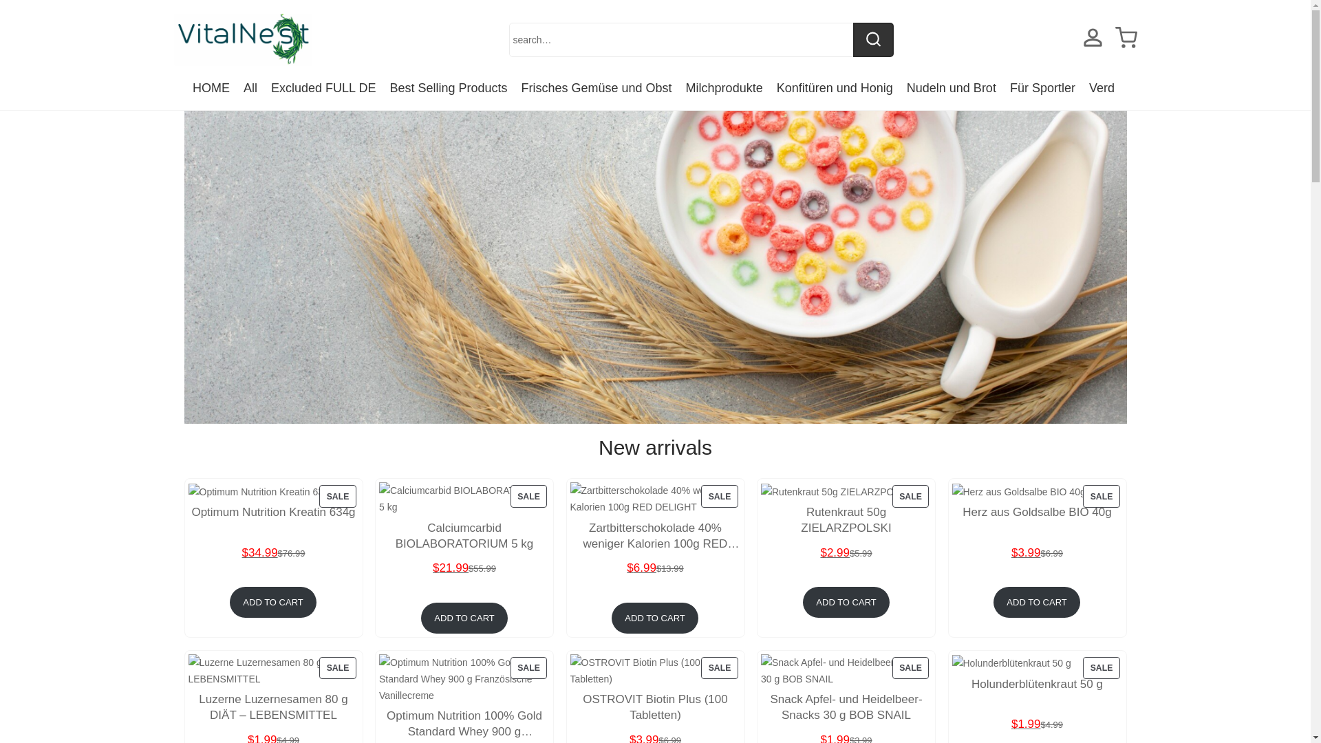 website screenshot of https://vitalnestonline.com/
