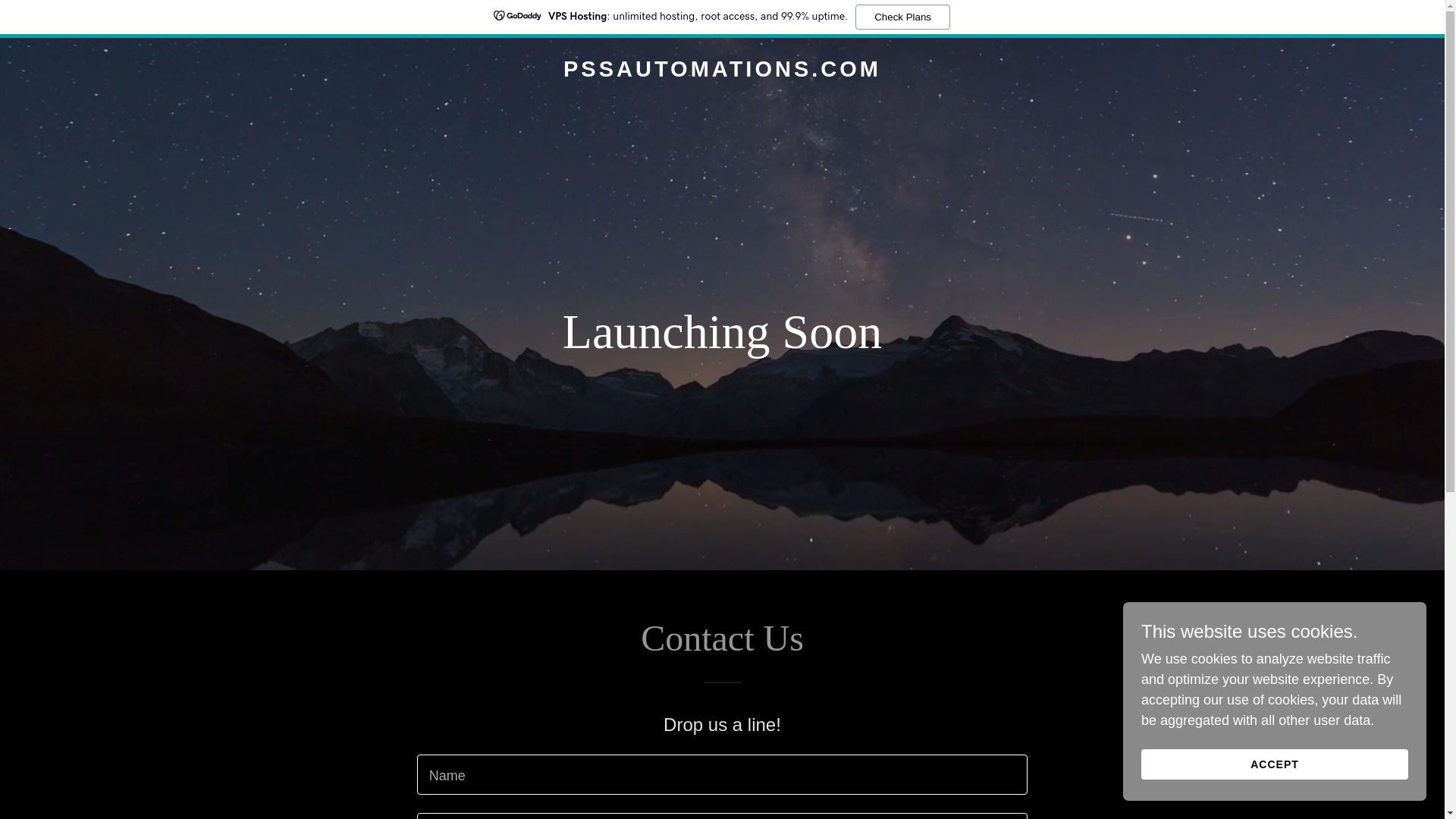 website screenshot of https://pssautomations.com/