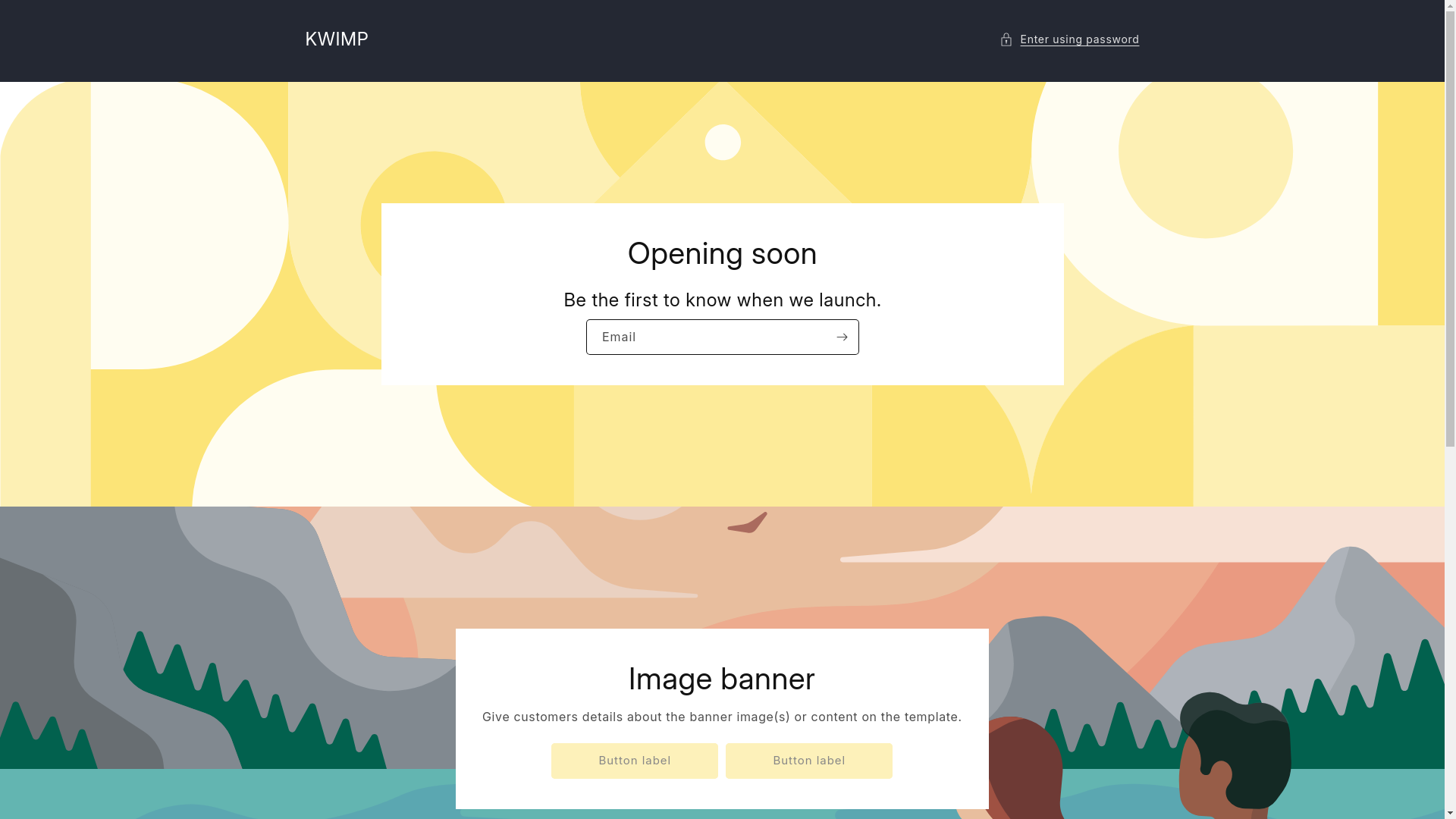 website screenshot of https://kwimpcreation.com/