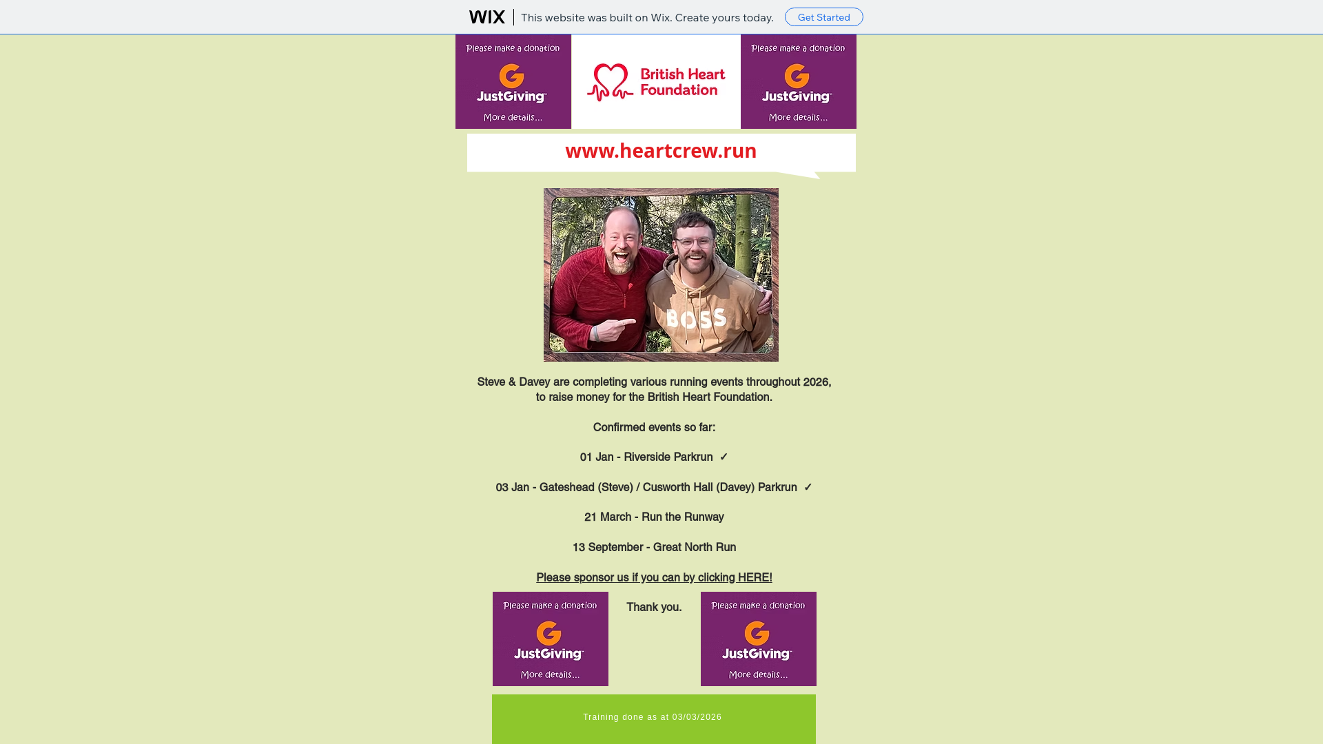 website screenshot of https://heartcrew.run/