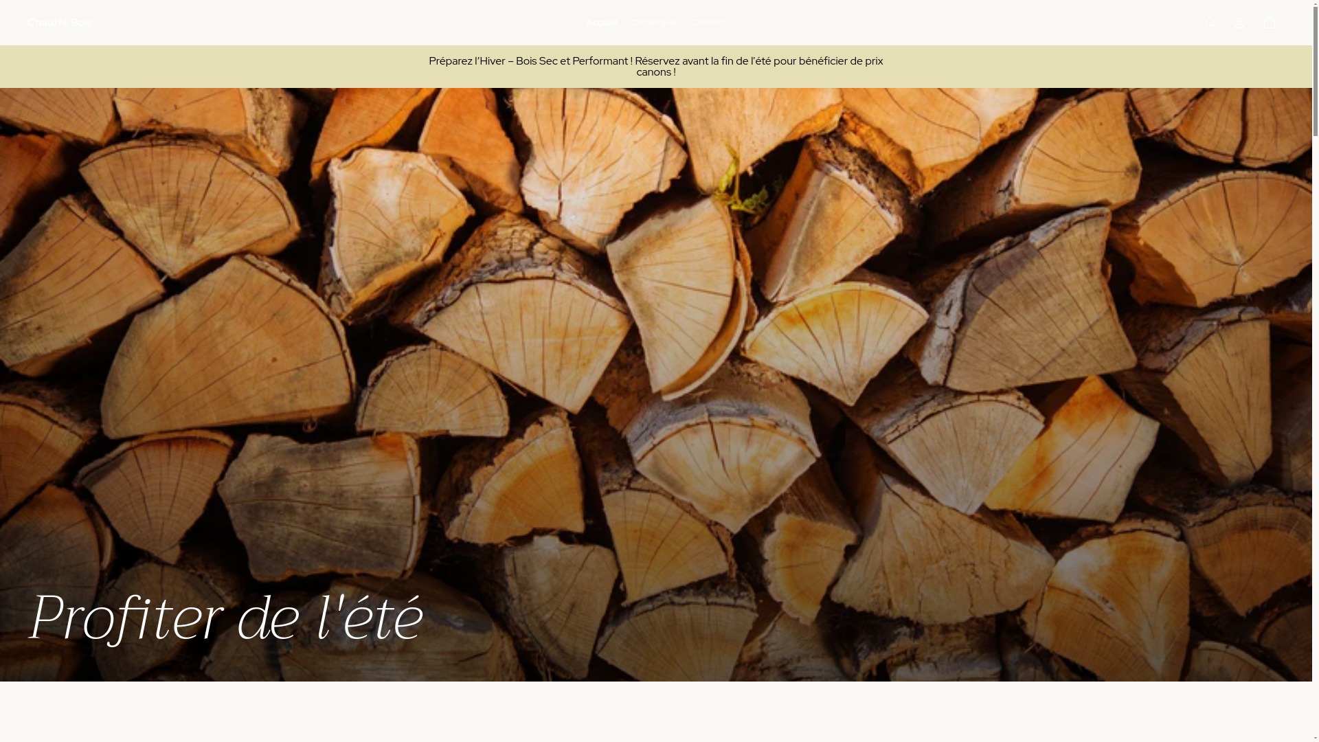 website screenshot of https://boisdechauffe.fr/