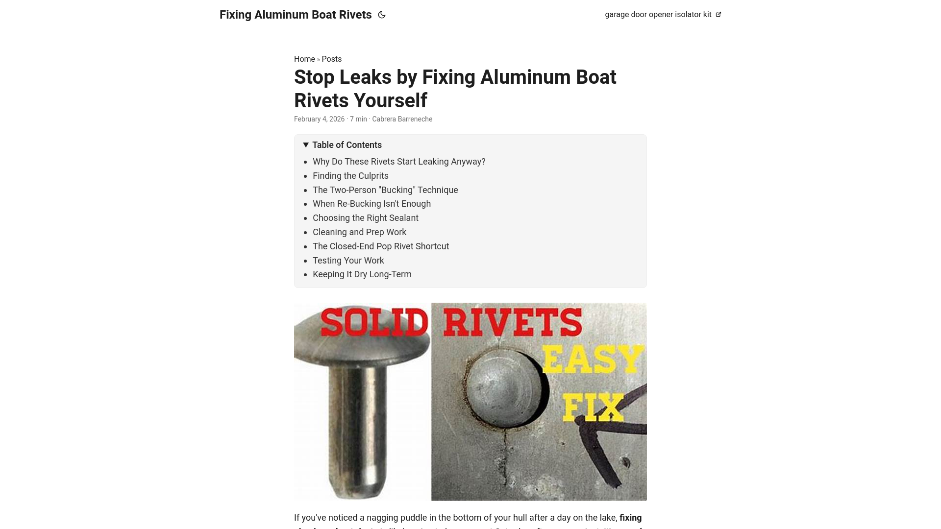 website screenshot of https://fixing-aluminum-boat-rivets.pages.dev/
