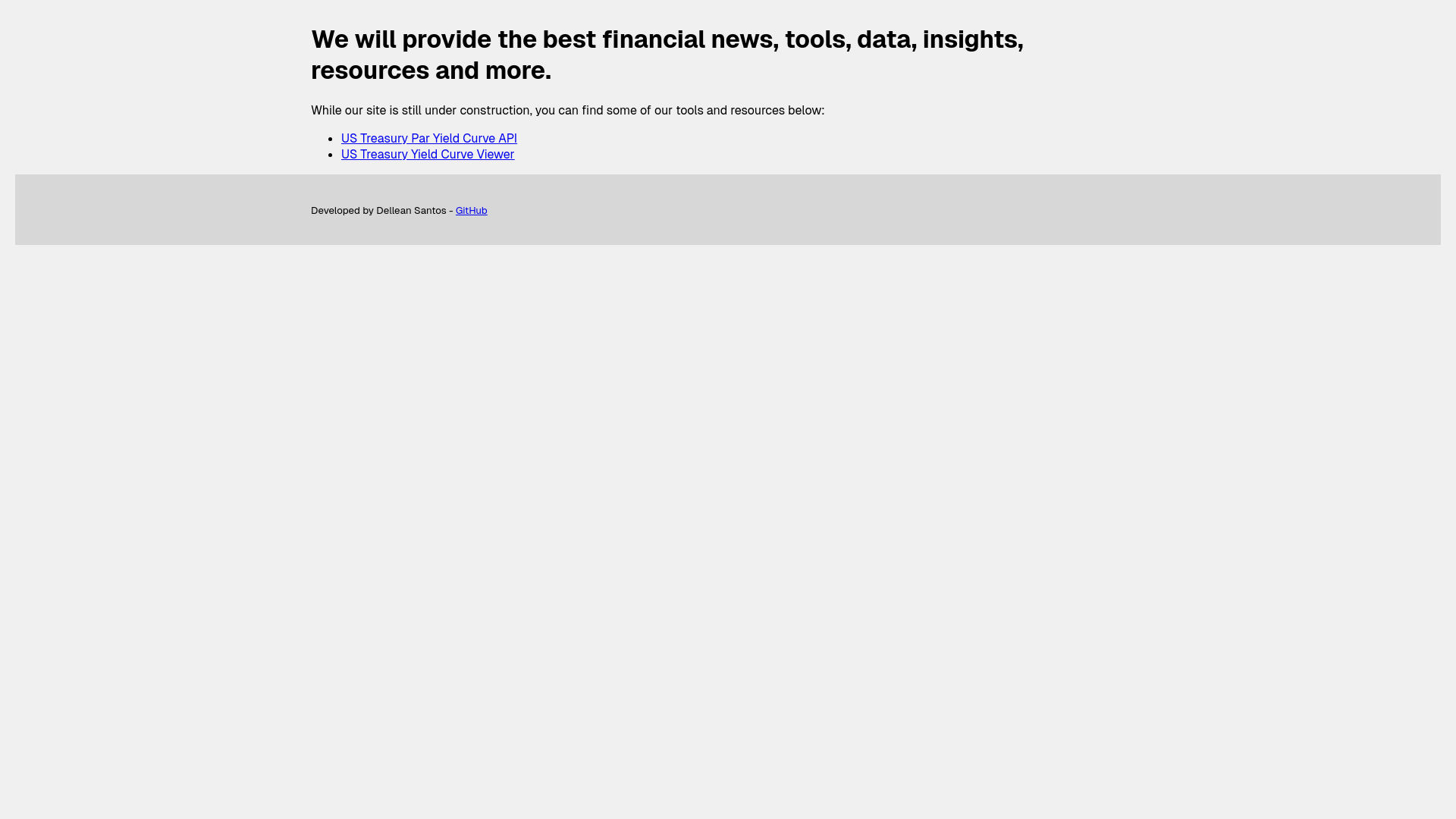 website screenshot of https://moneymatter.me