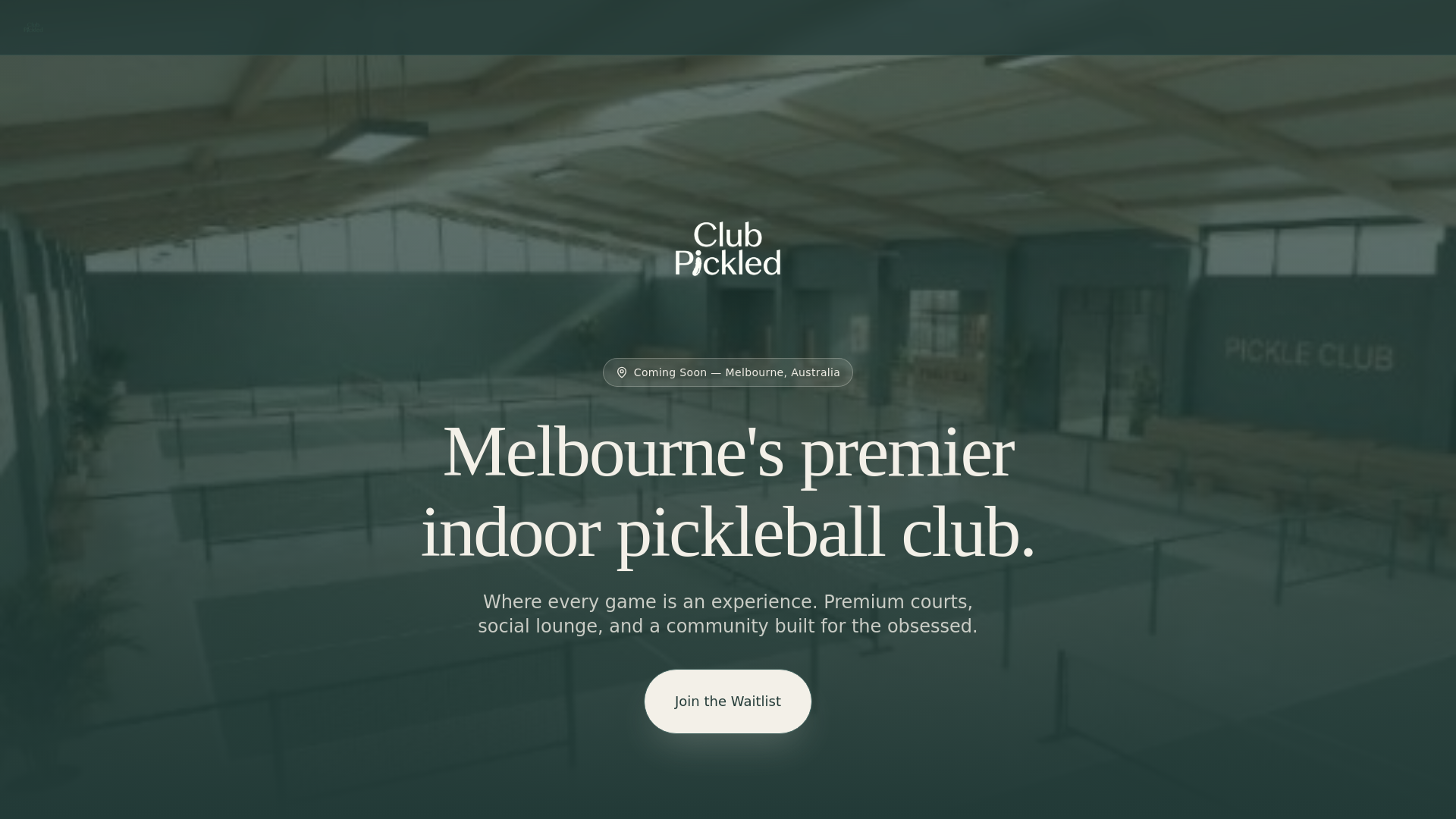 website screenshot of https://clubpickled.com/