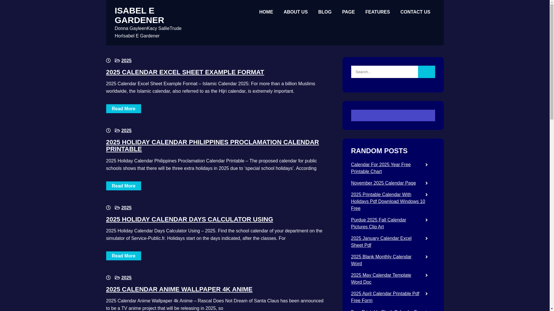 website screenshot of https://isabelegardener.pages.dev/