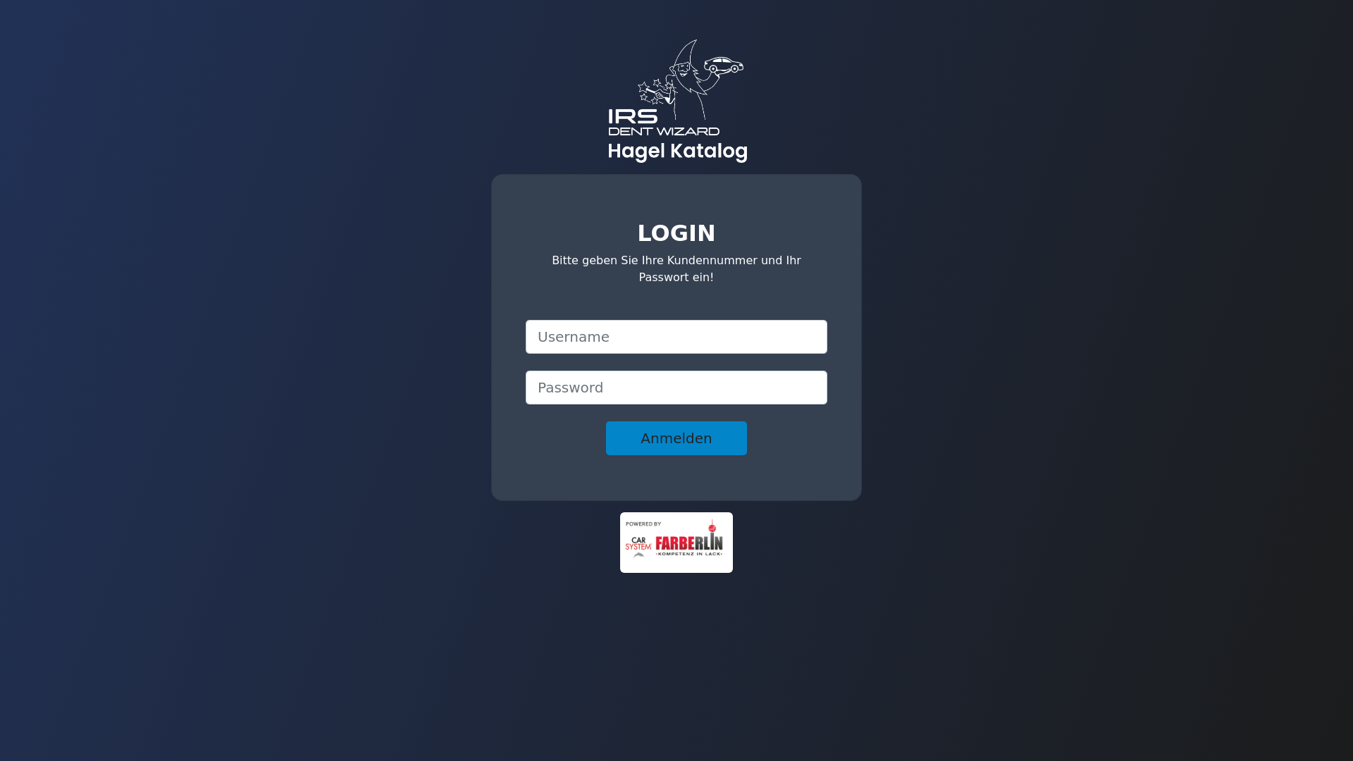 website screenshot of https://hagelkatalog.de/
