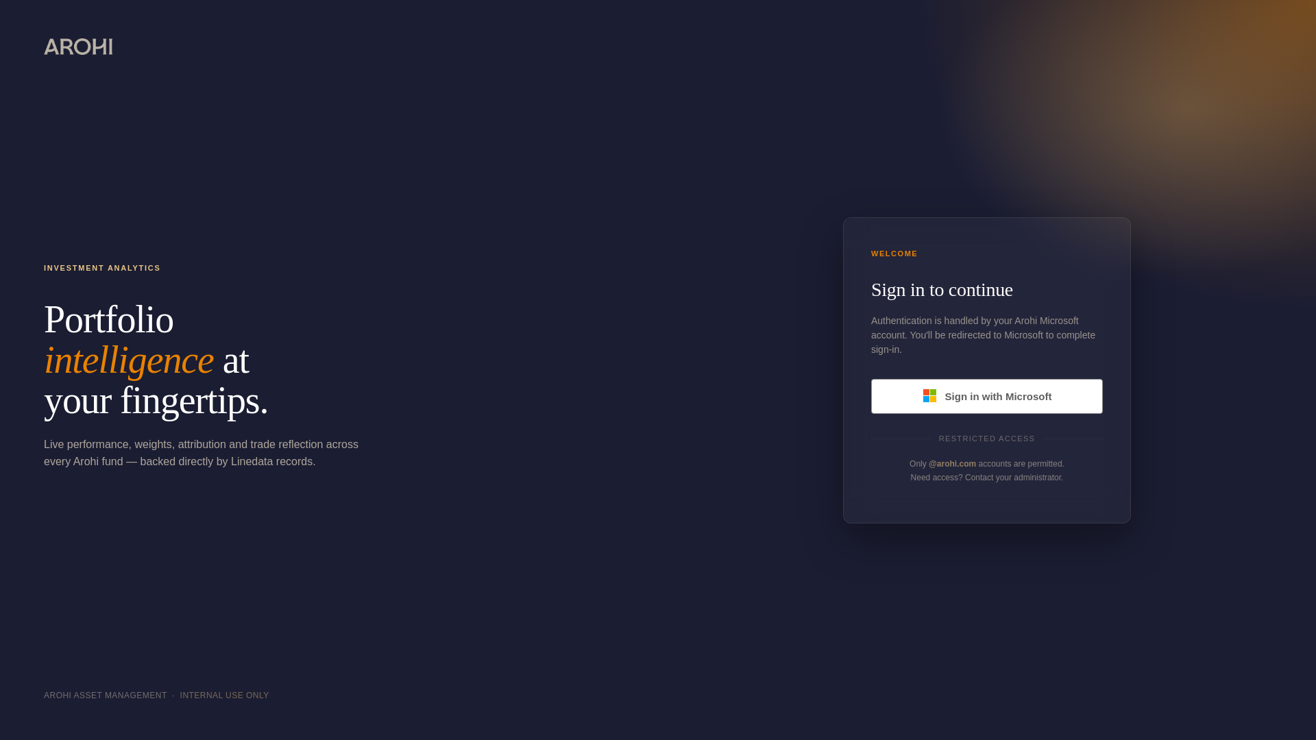 website screenshot of https://arohi-dashboard.pages.dev/