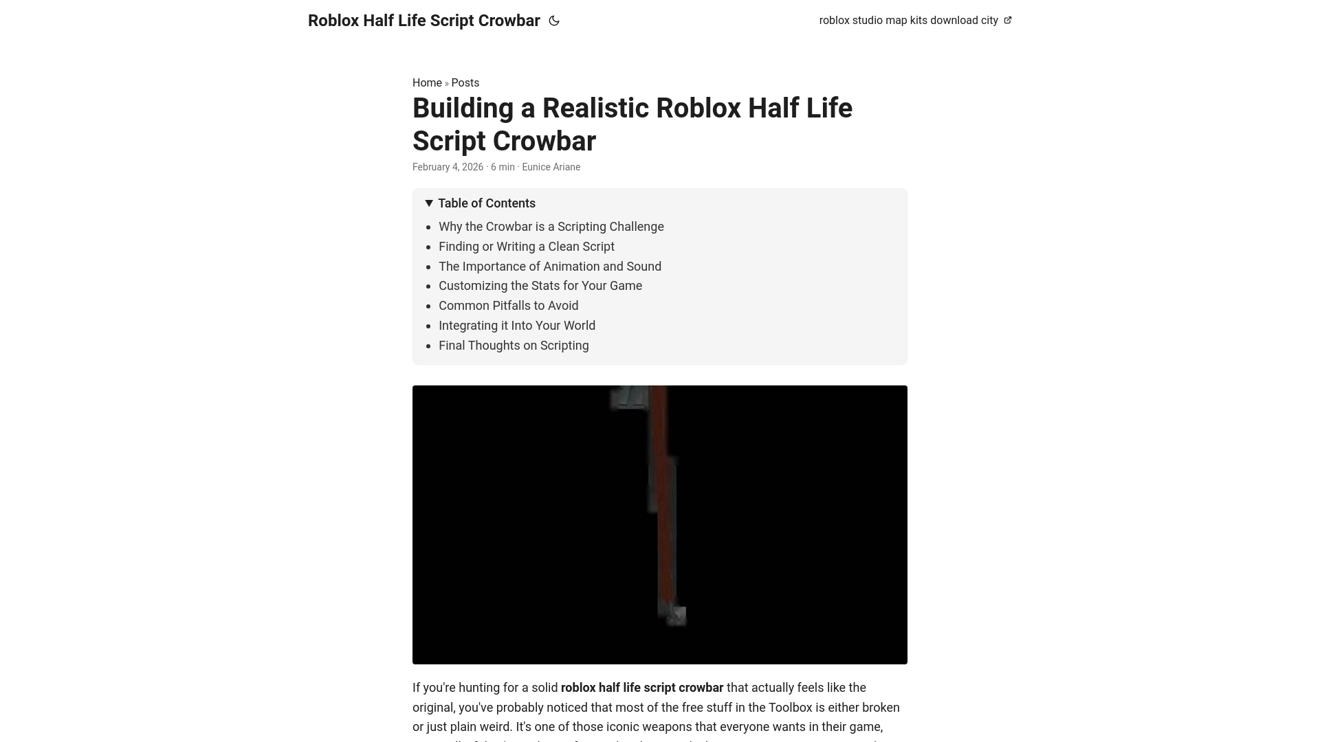 website screenshot of https://roblox-half-life-script-crowbar.pages.dev/