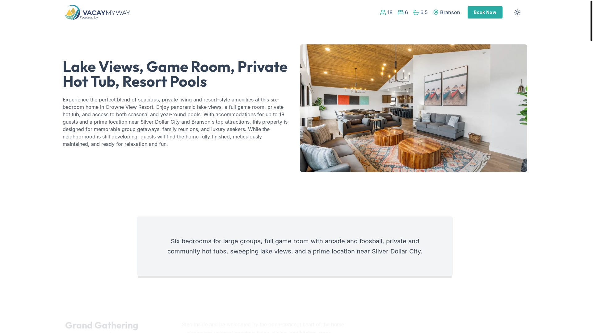 website screenshot of https://cherishwaterside.holiday/