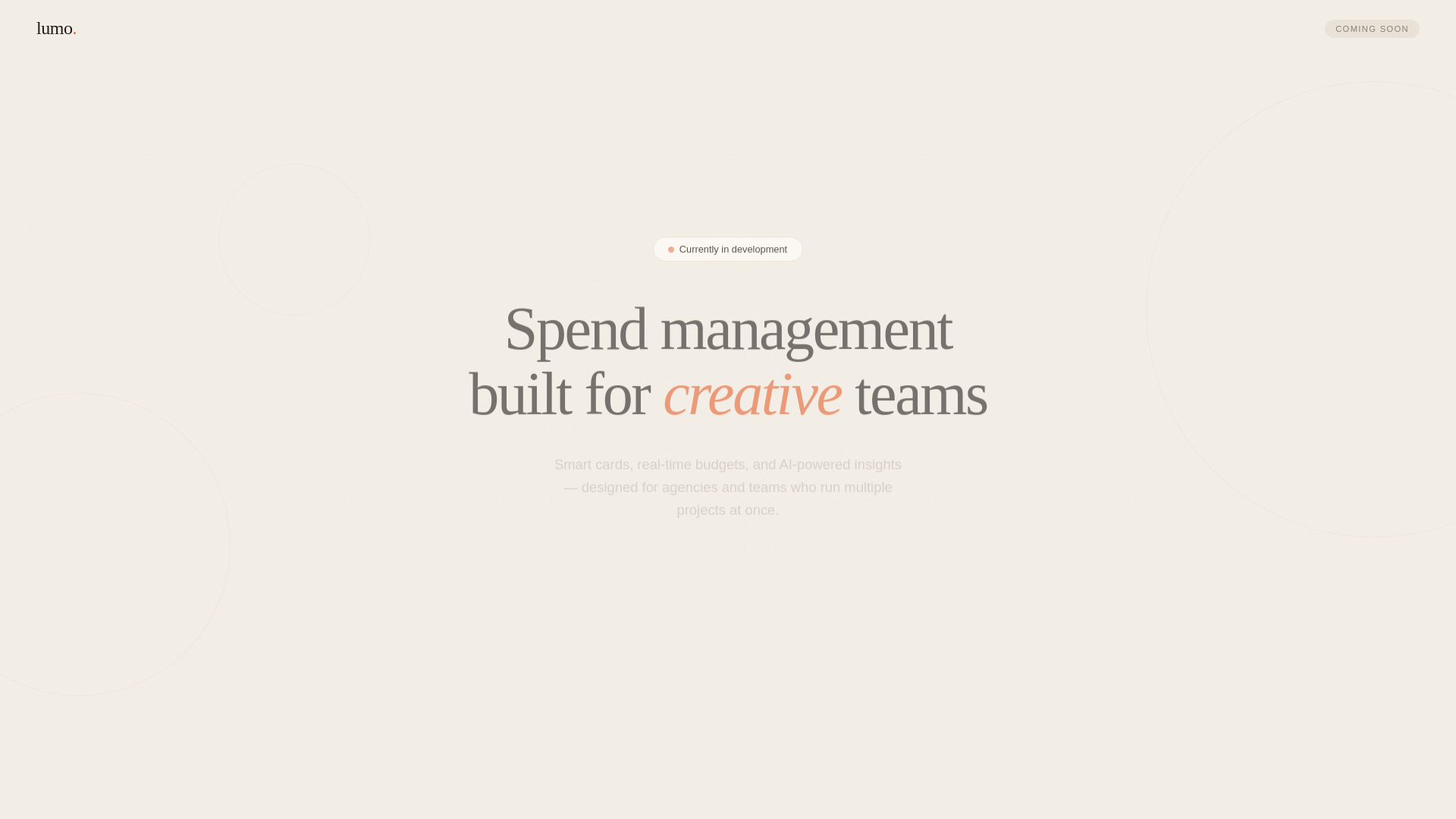 website screenshot of https://lumo-website.pages.dev/