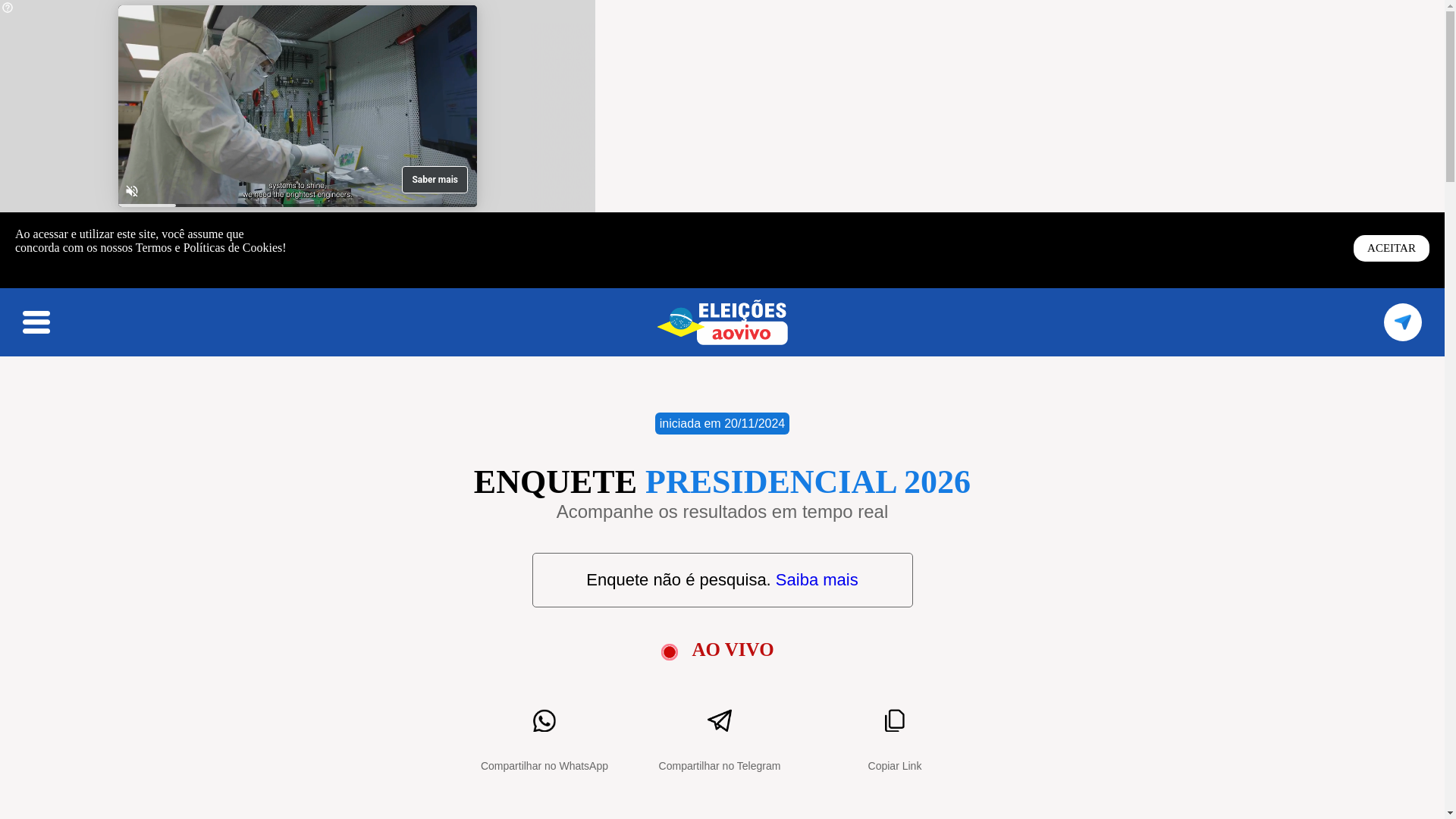 website screenshot of https://eleicoesjundiai.com.br/
