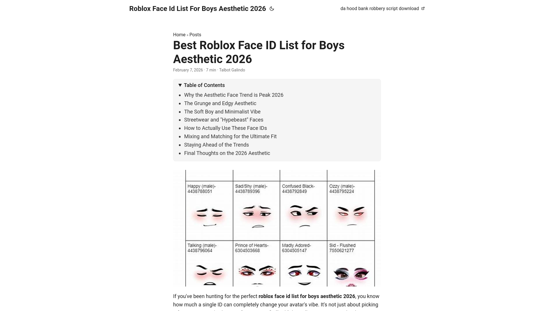 website screenshot of https://roblox-face-id-list-for-boys-aesthetic-2026.pages.dev/