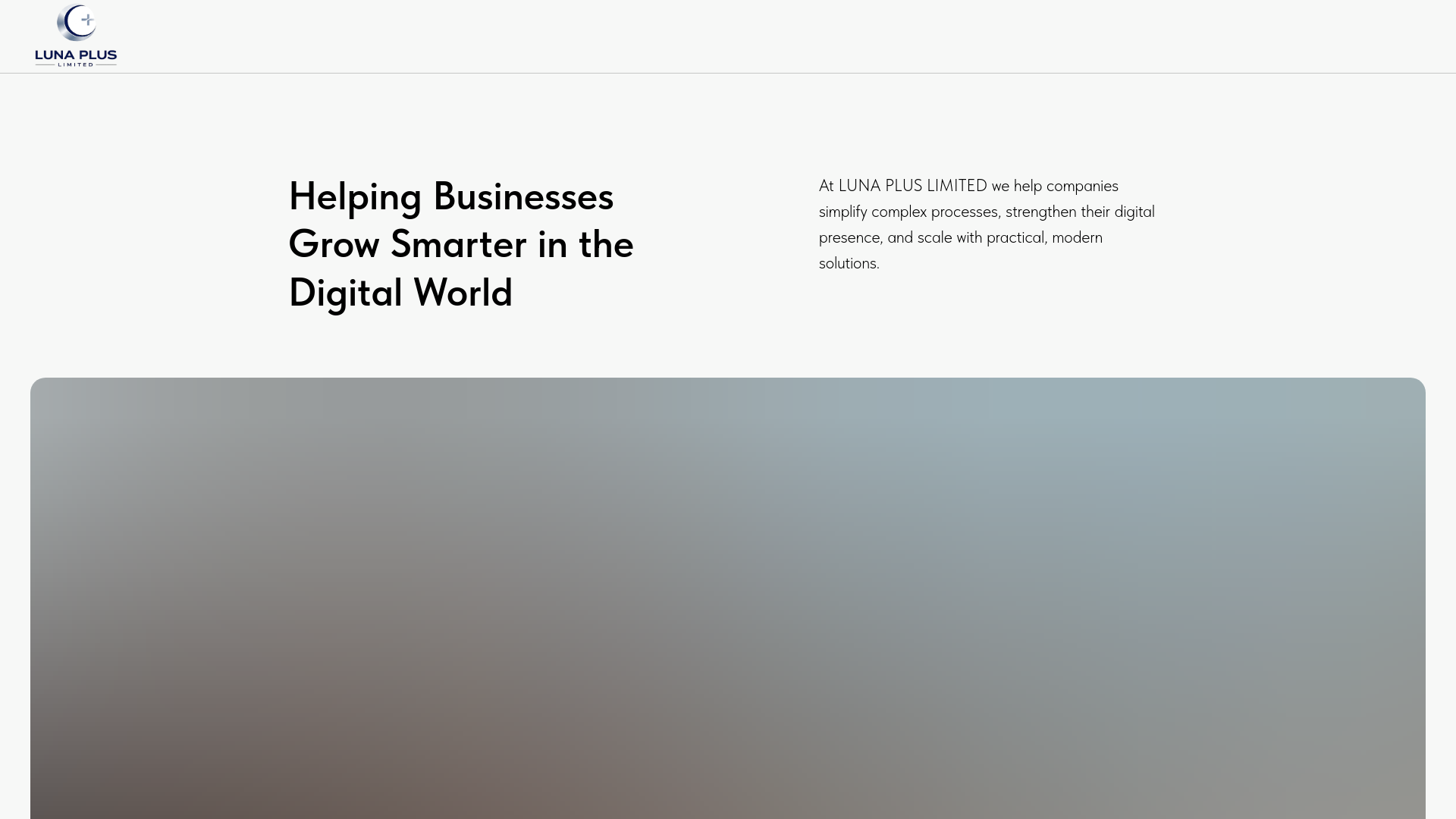 website screenshot of https://luna-plus-ltd.com/