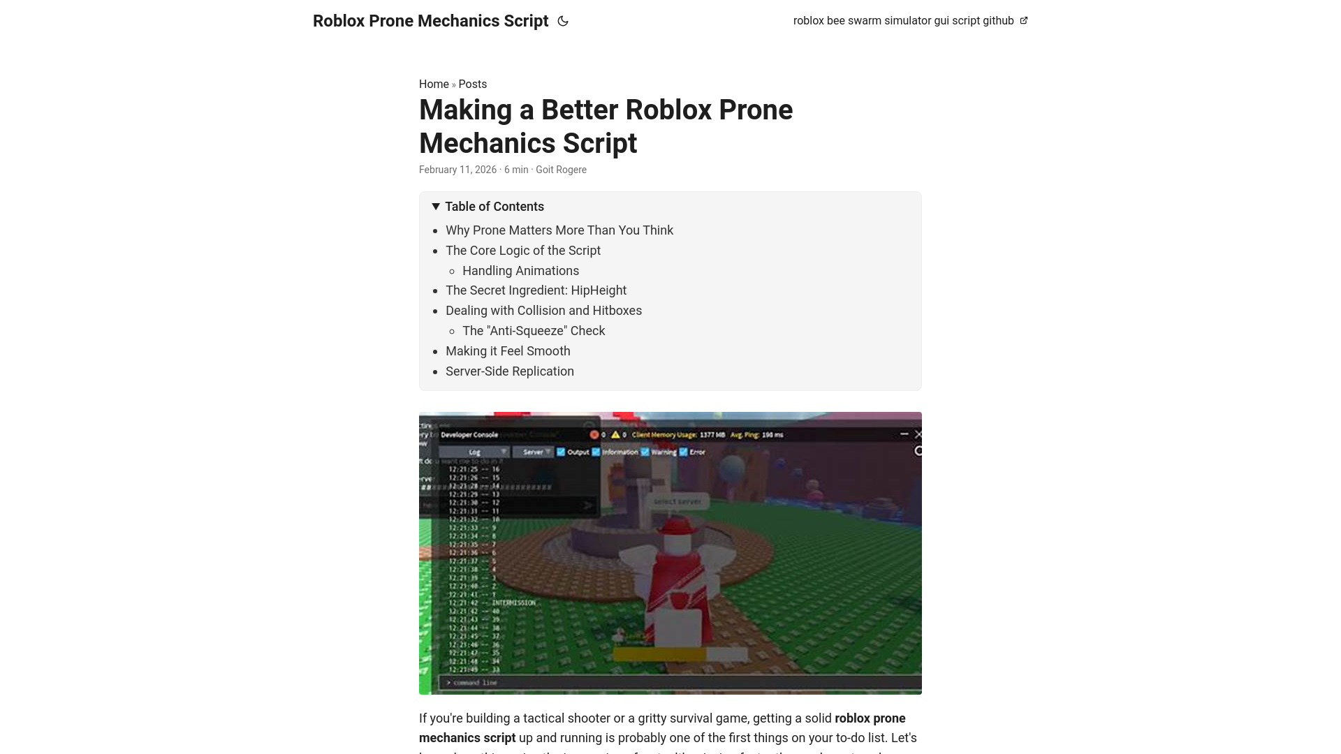 website screenshot of https://roblox-prone-mechanics-script.pages.dev/