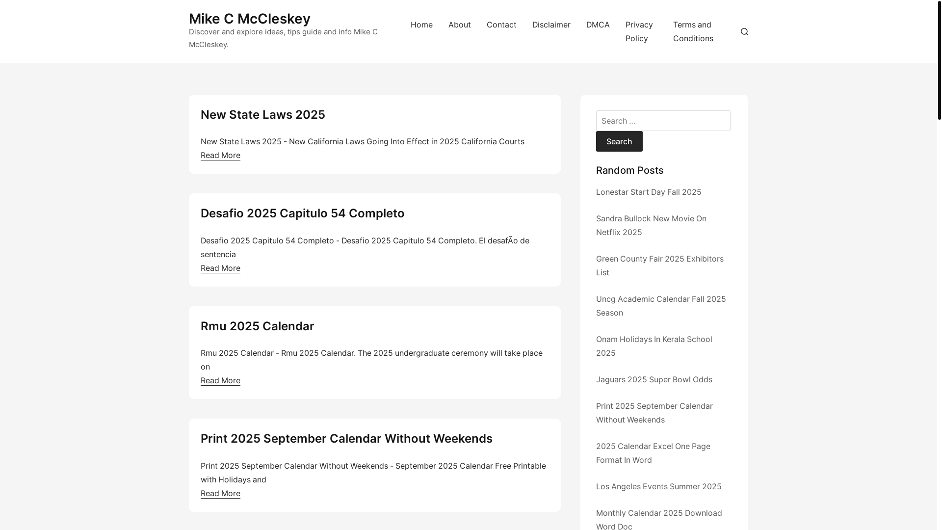 website screenshot of https://mikecmccleskeyg.pages.dev/