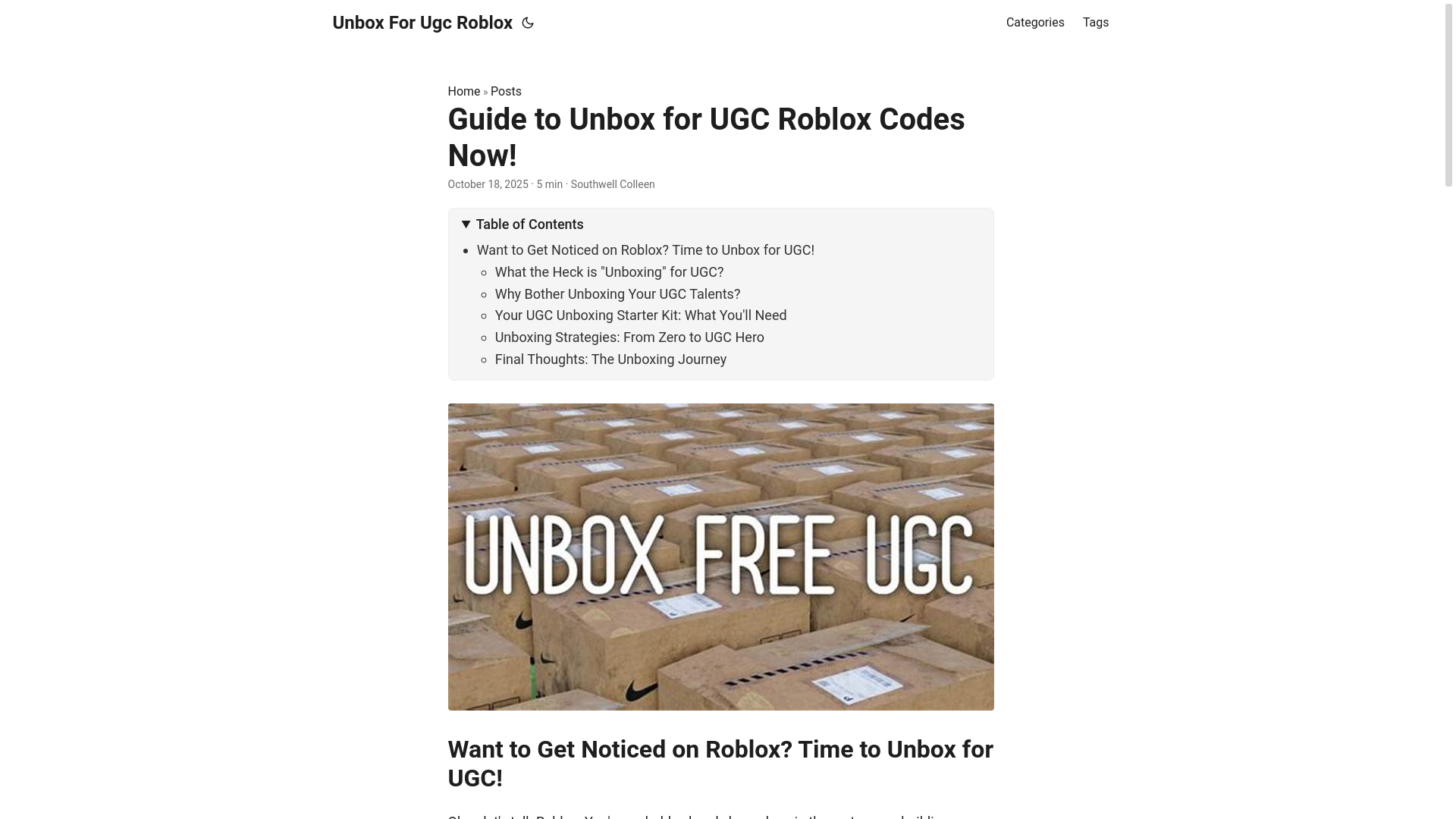 website screenshot of https://unbox-for-ugc-roblox.pages.dev/