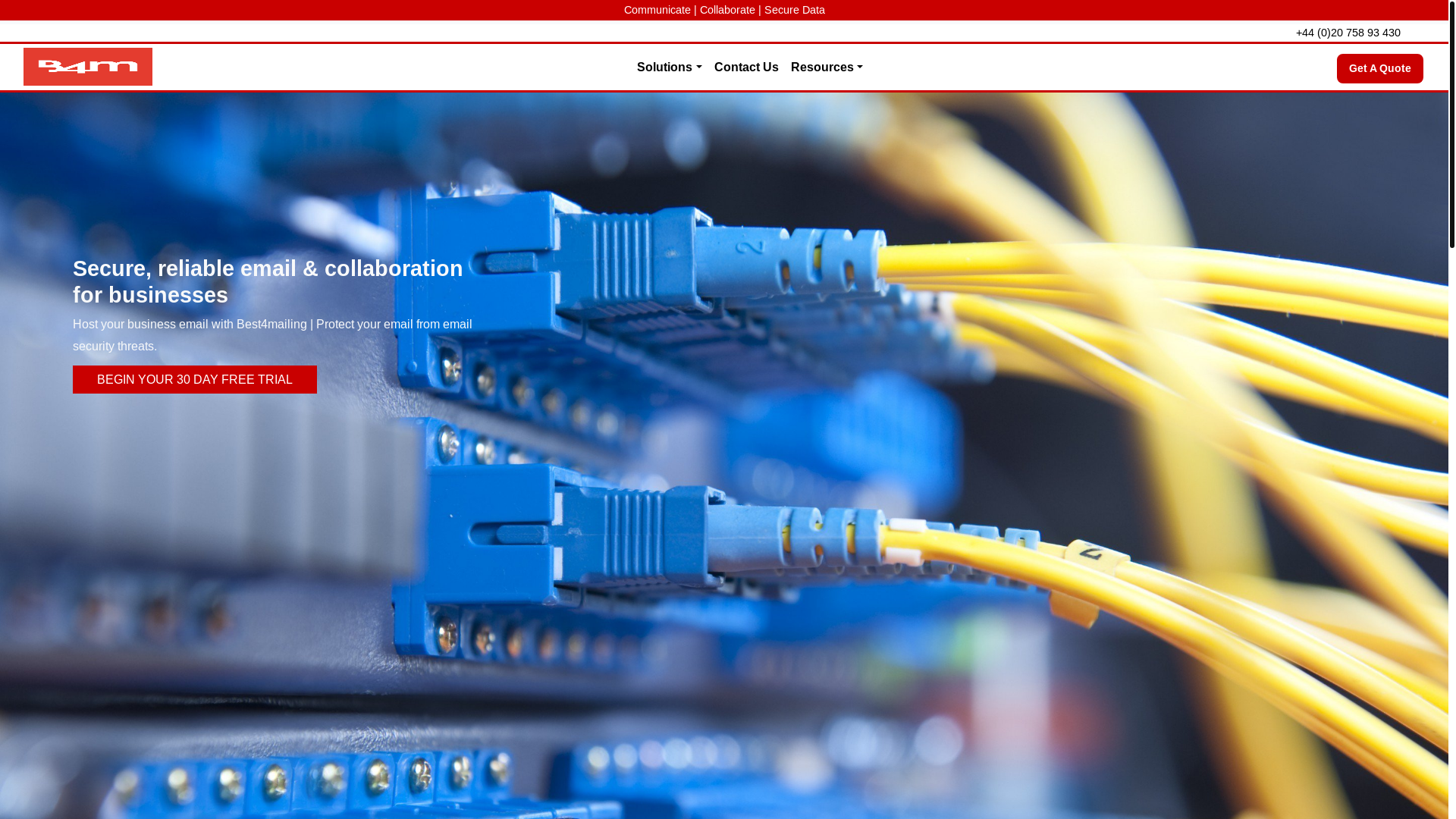 website screenshot of https://calypso-transport.vg/