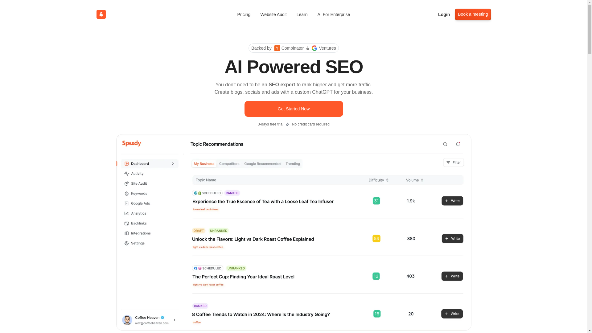 website screenshot of https://nanospeedybrand.com/