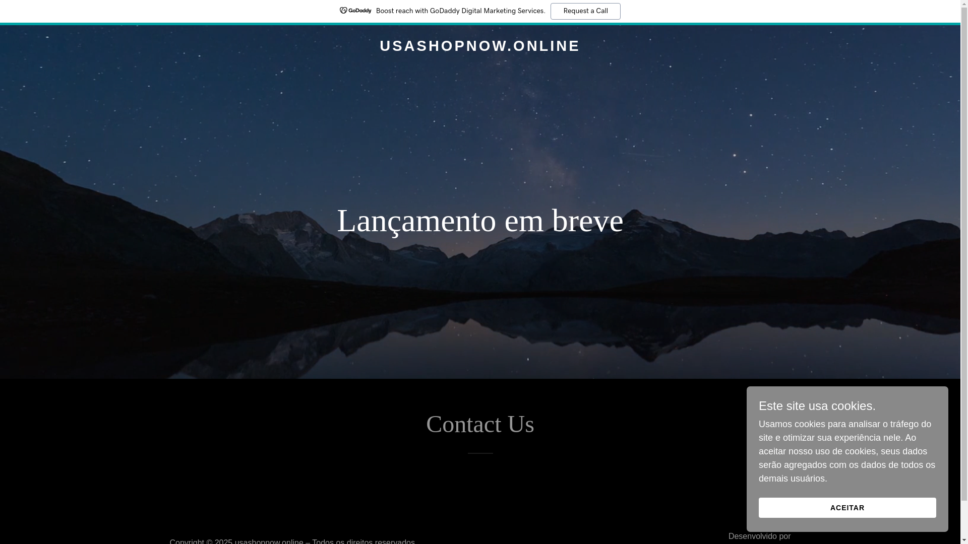 website screenshot of https://usashopnow.online/