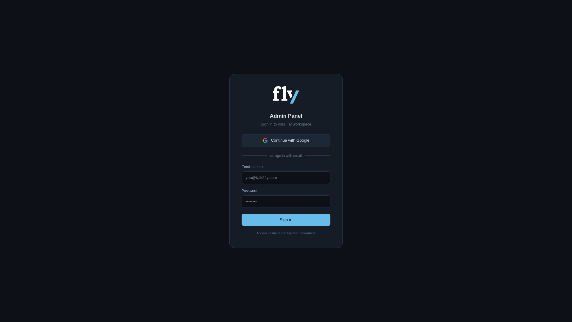 website screenshot of https://fly-client-portal-zzns4.sevalla.app