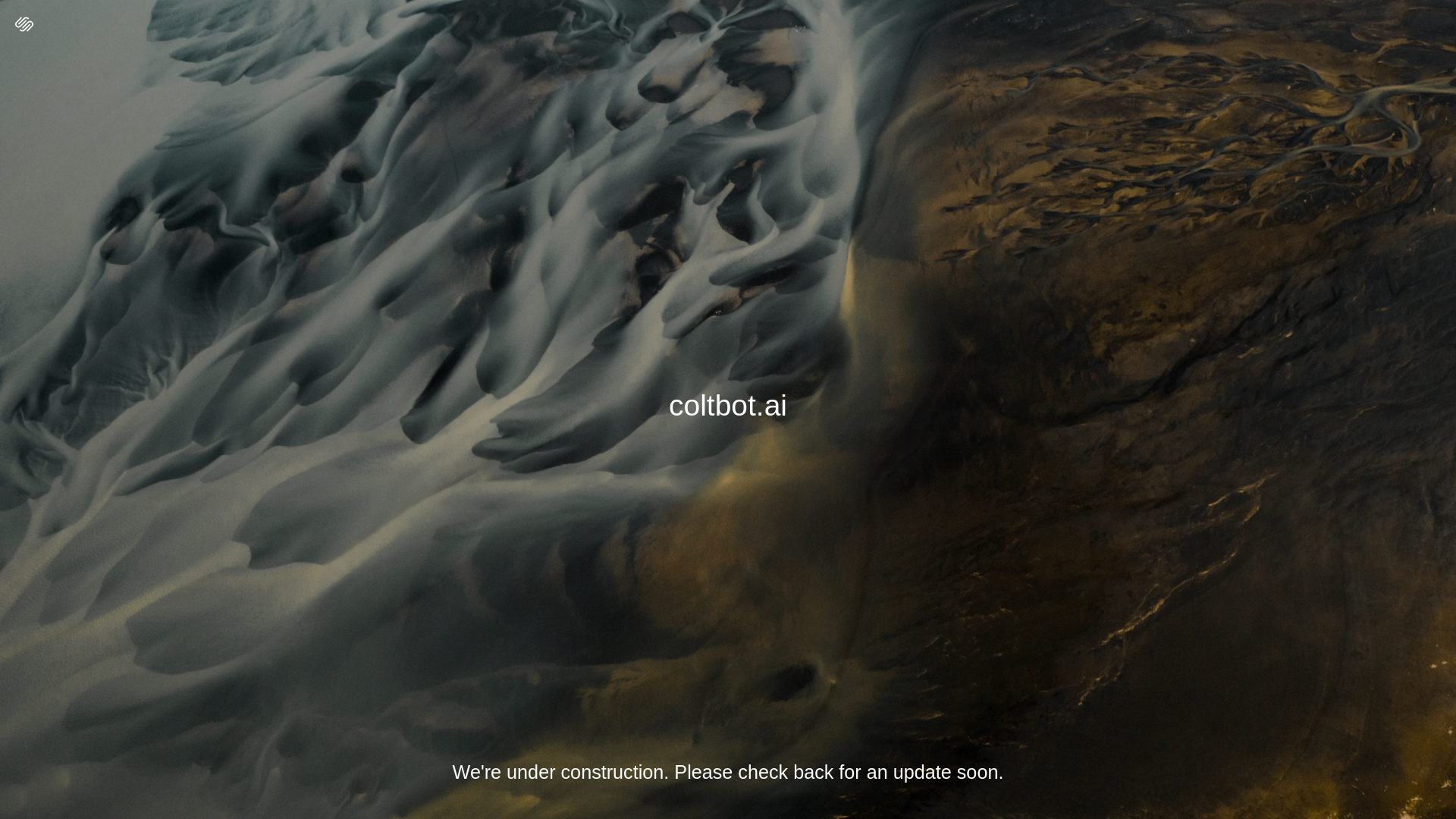 website screenshot of https://coltbot.ai/