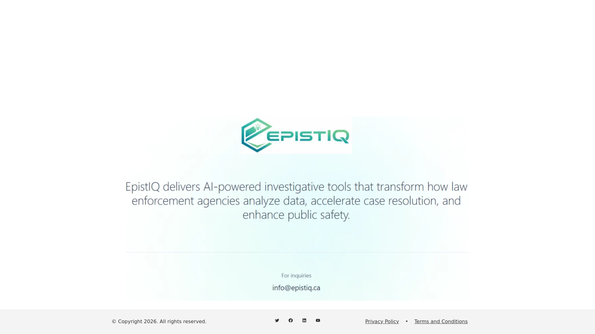 website screenshot of https://epistiq.ca/