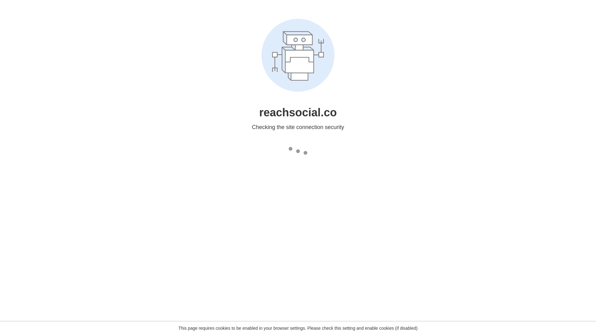 website screenshot of https://reachintel.info