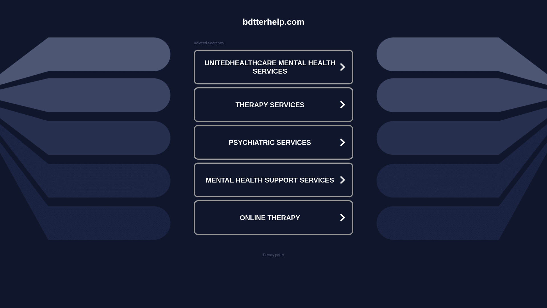 website screenshot of https://bdtterhelp.com/