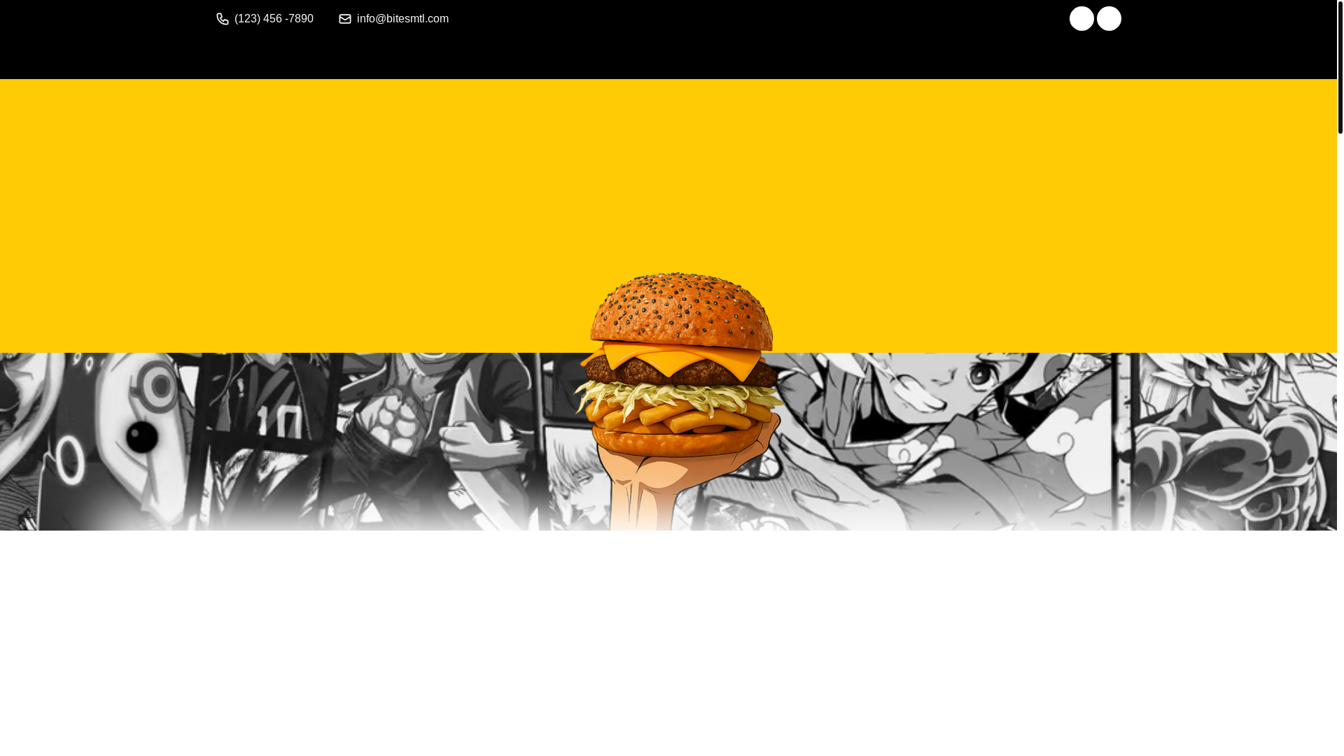website screenshot of https://bitesmtl.ca/