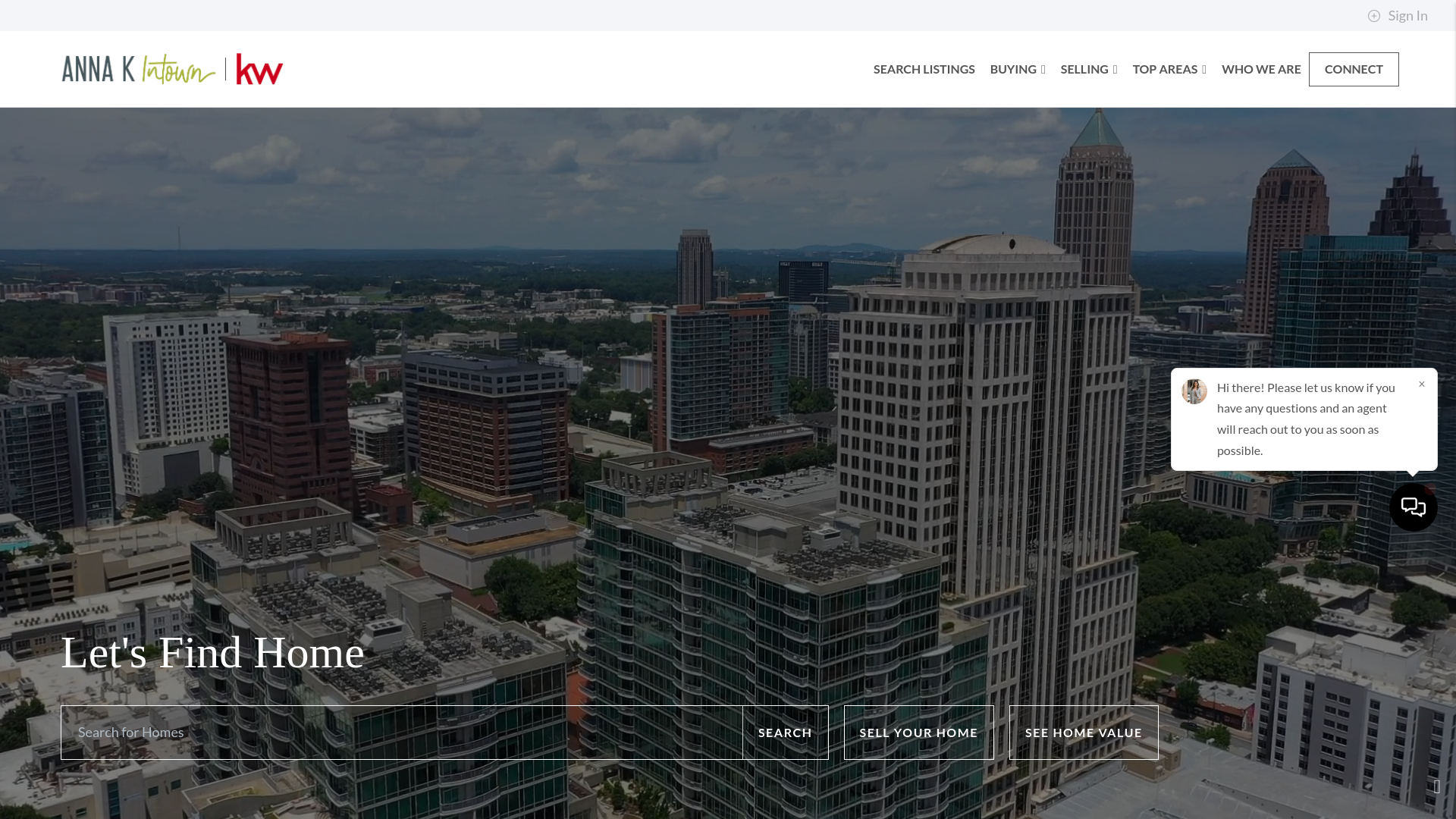 website screenshot of https://annakintown.org/