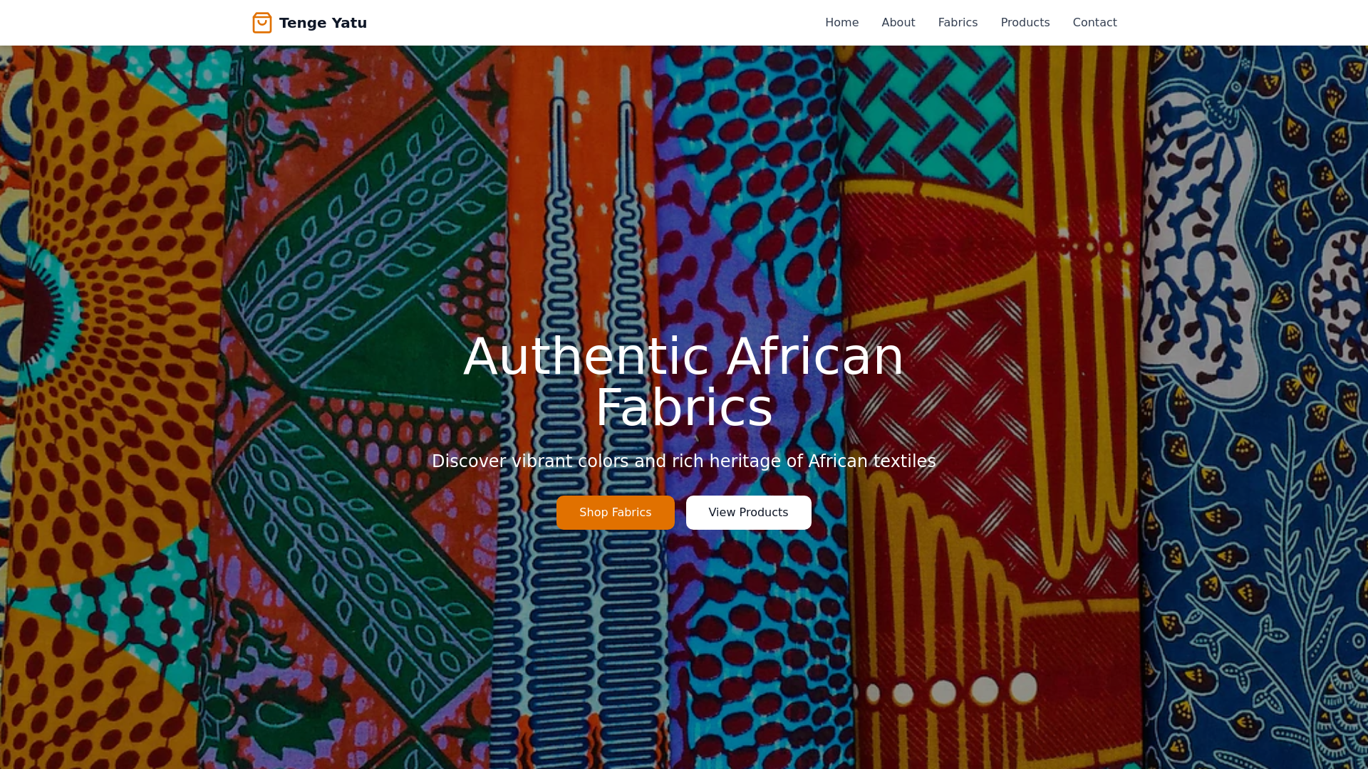 website screenshot of https://tengezm.com/