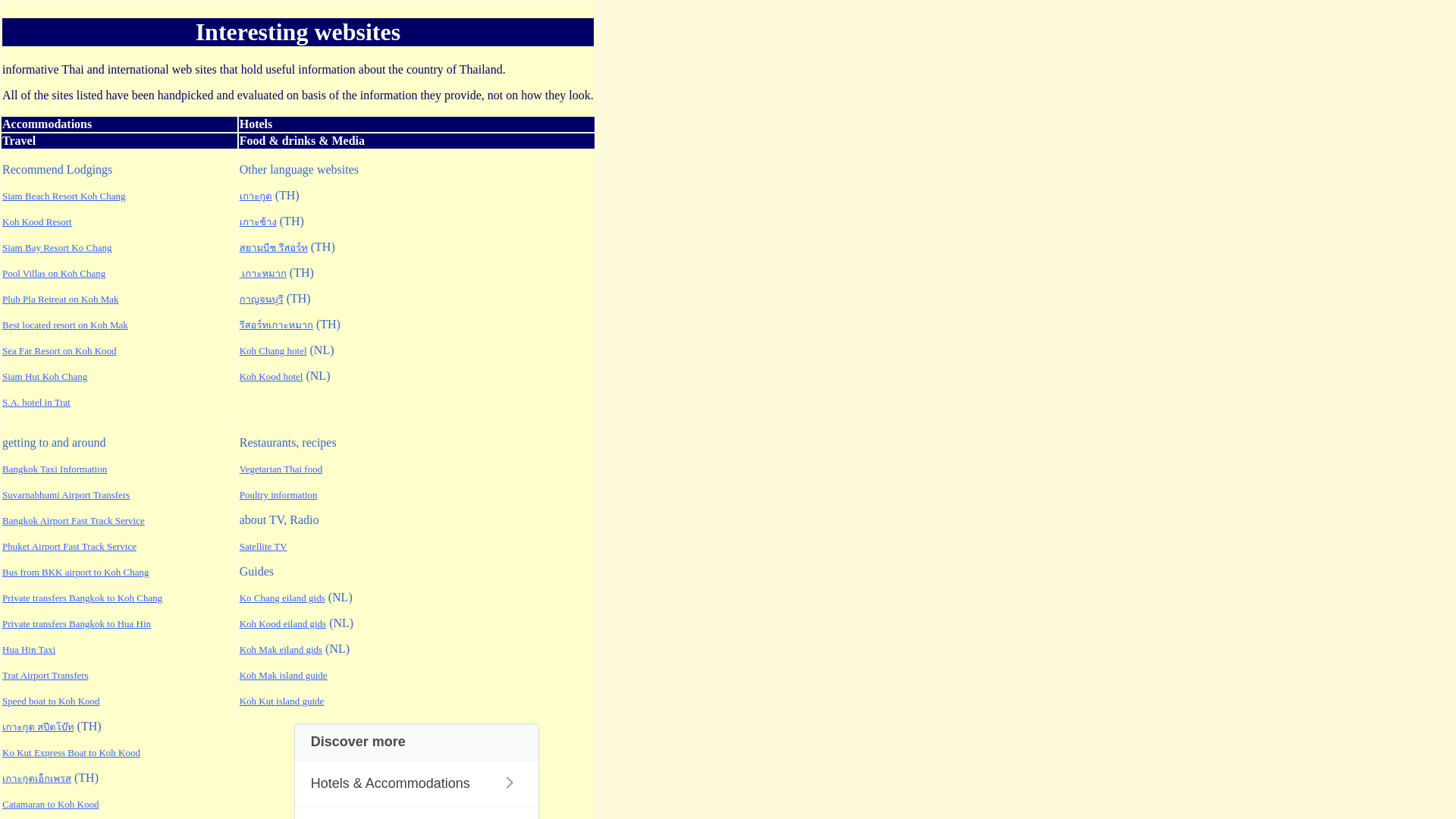 website screenshot of https://information.in.th
