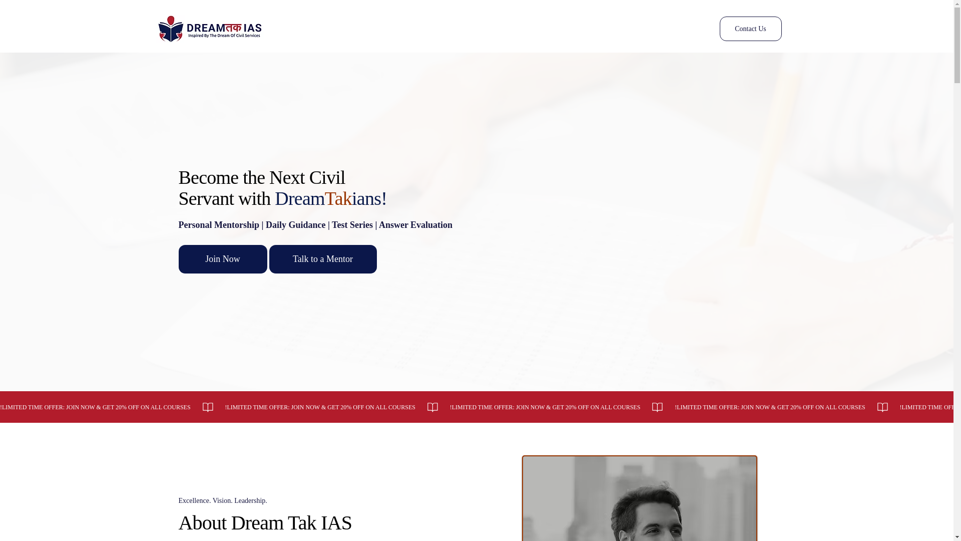 website screenshot of https://dreamtakias.com/