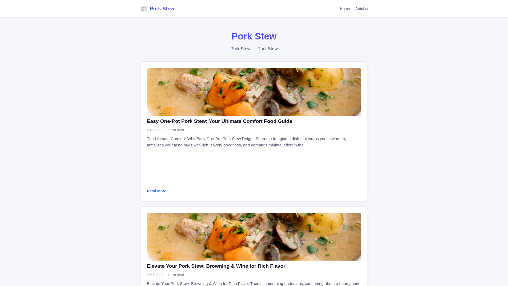 website screenshot of https://pork-stew.pages.dev/