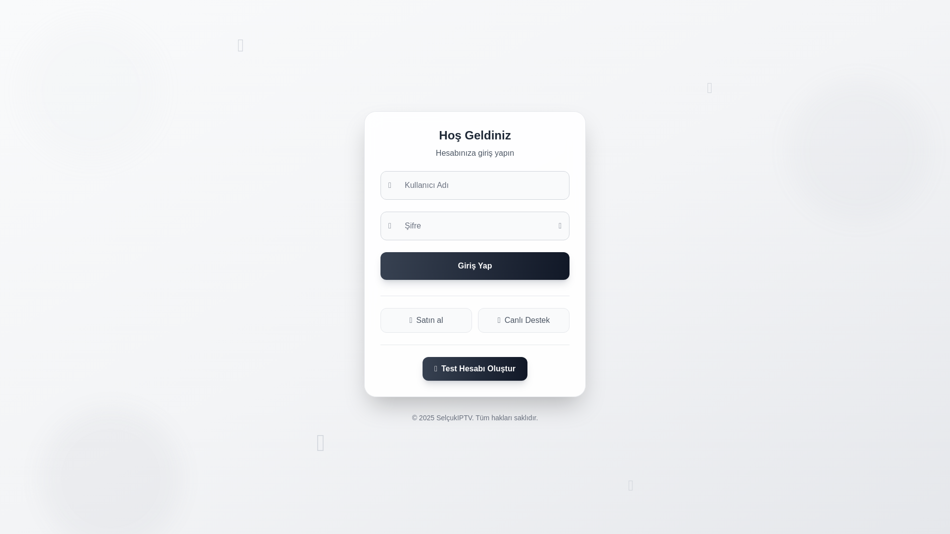website screenshot of https://selcukpanel1.com/