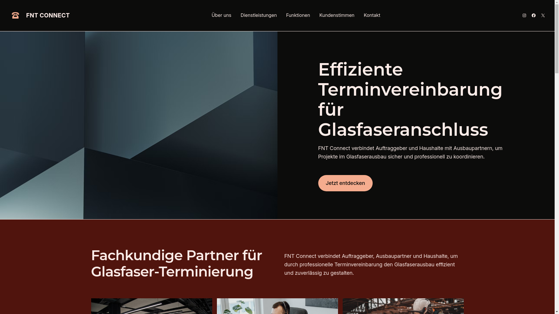 website screenshot of https://fnt-connect.de/