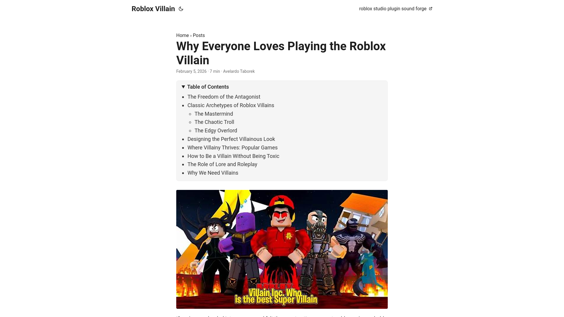 website screenshot of https://roblox-villain.pages.dev/