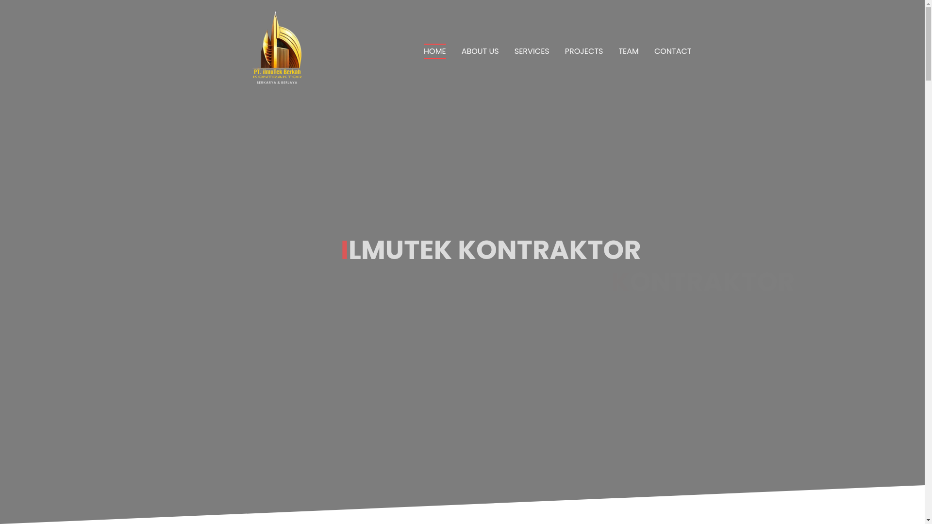 website screenshot of https://ilmutekberkahkontraktor.online/