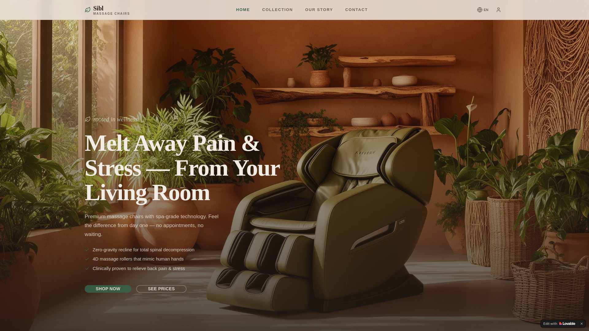 website screenshot of https://masazni-stol.si/
