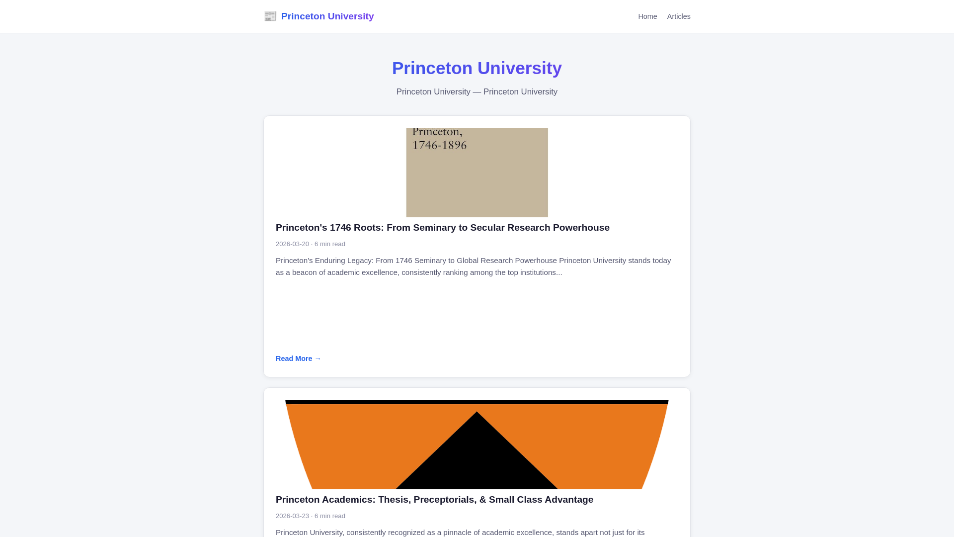 website screenshot of https://princeton-university.pages.dev/