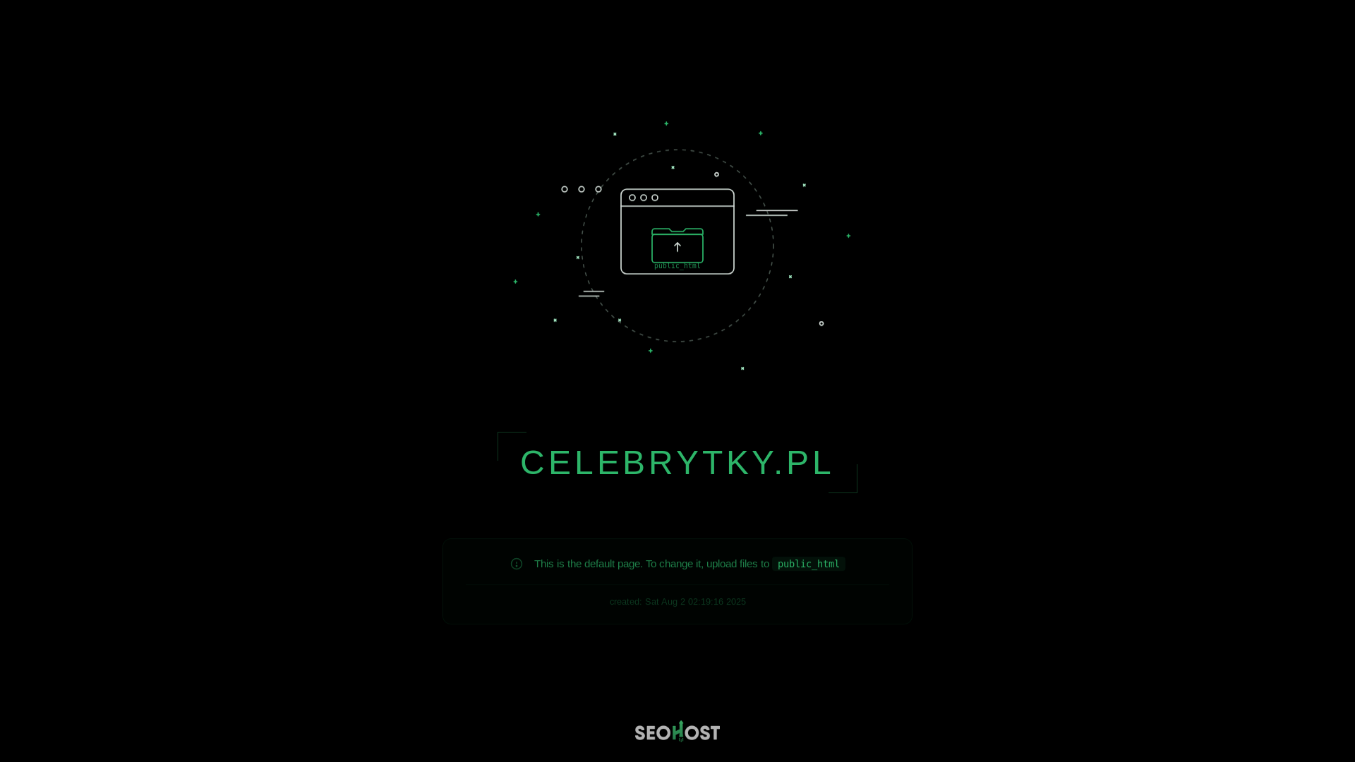 website screenshot of https://celebrytky.pl/