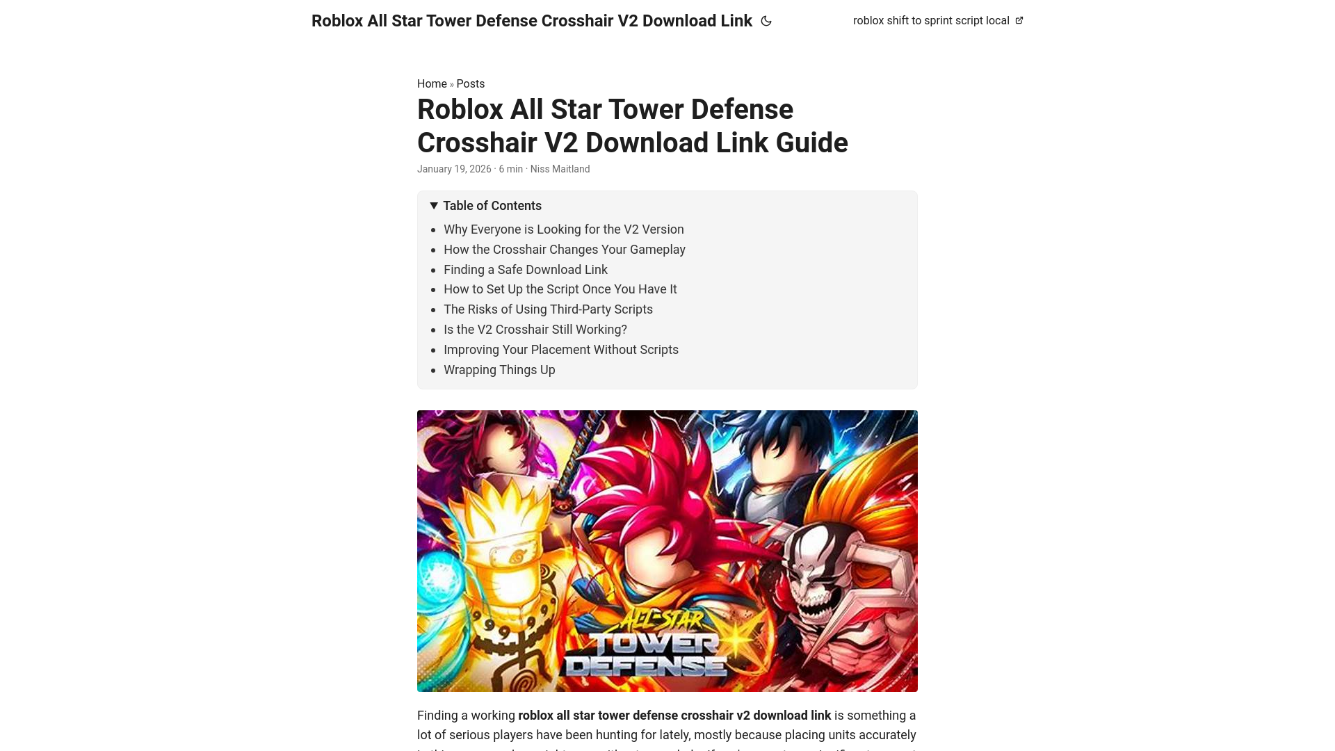 website screenshot of https://robloxallstartowerdefensecrosshairv2downloadlink.pages.dev/
