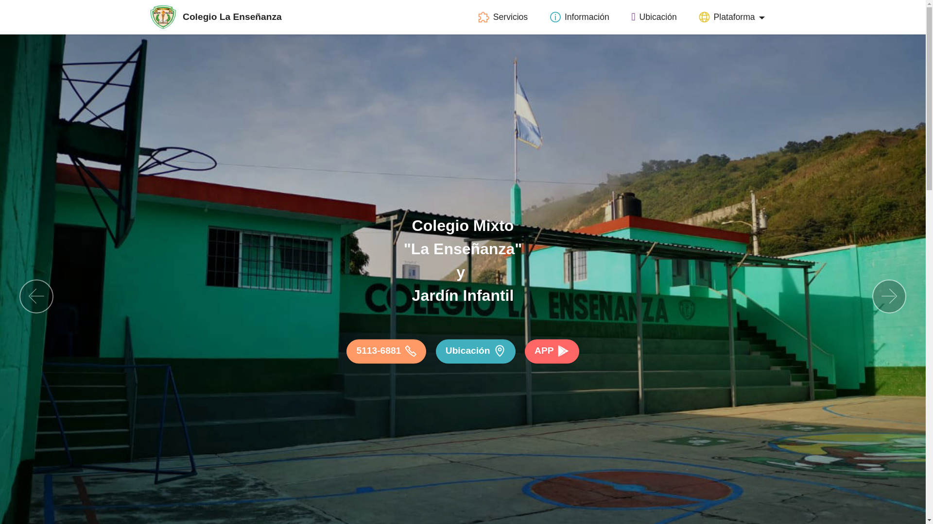 website screenshot of https://ensenanza.pages.dev/